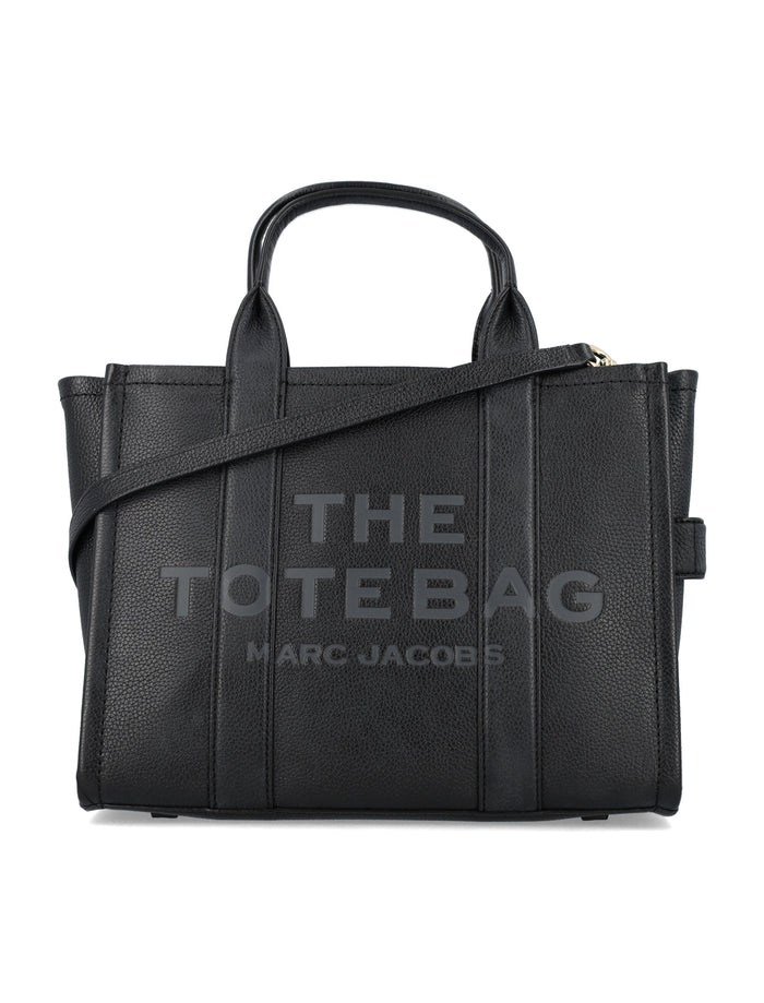 Marc Jacobs The Medium Tote Bag in Leather Black Cow