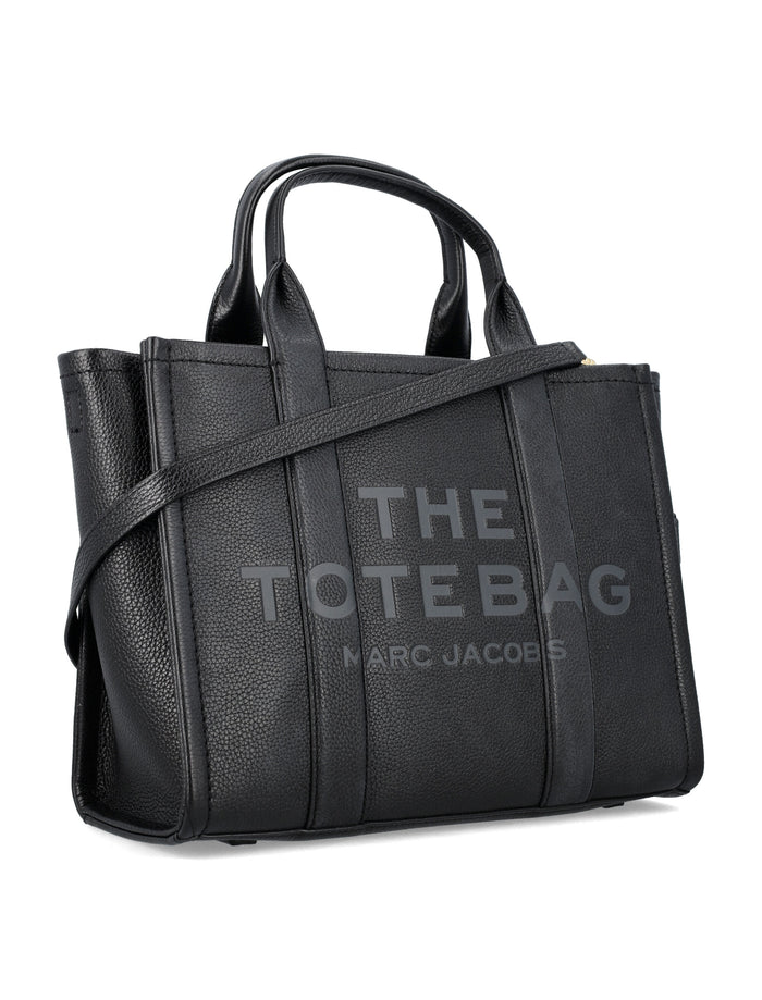 Marc Jacobs The Medium Tote Bag in Leather Black Cow