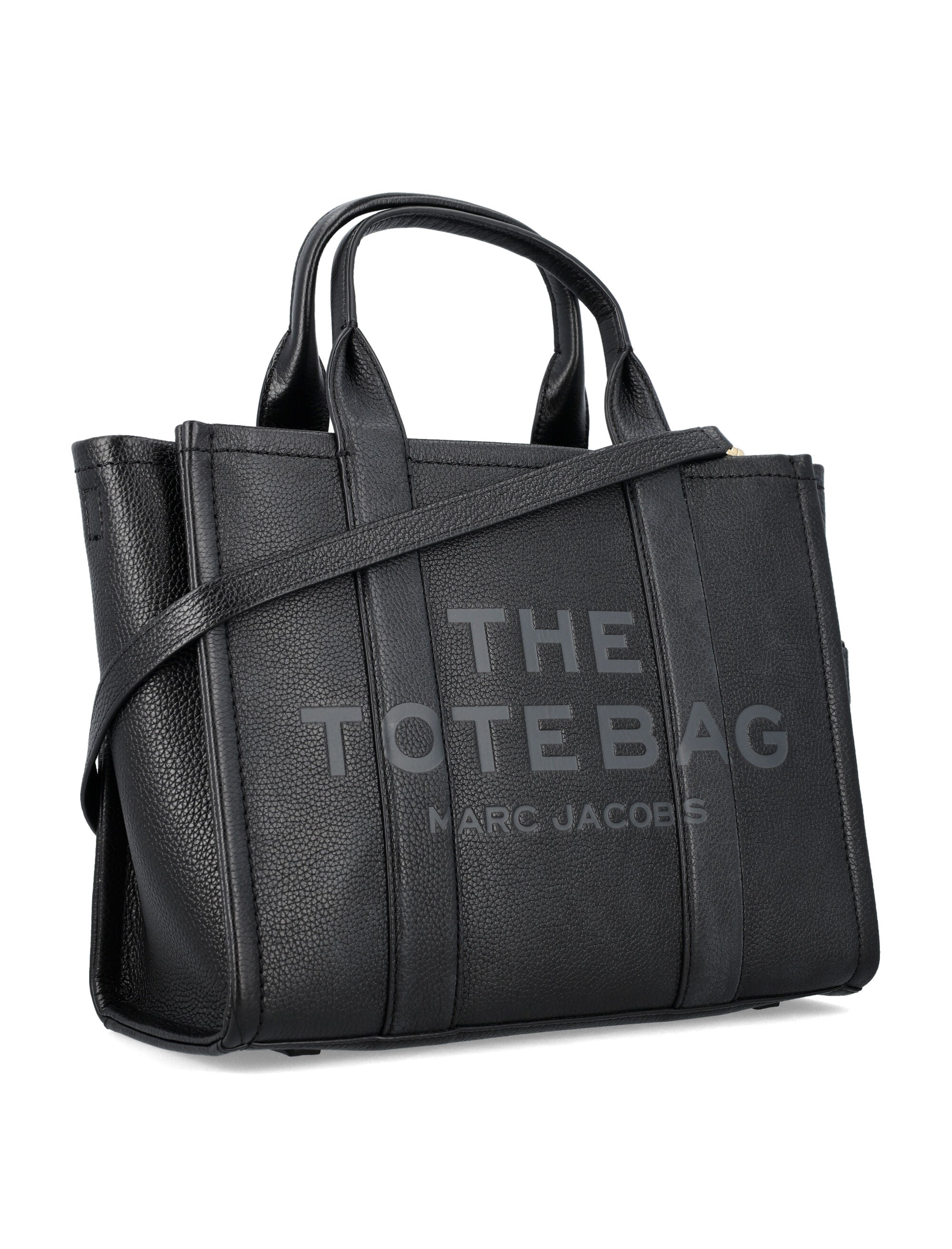 Marc Jacobs The Medium Tote Bag in Leather Black Cow