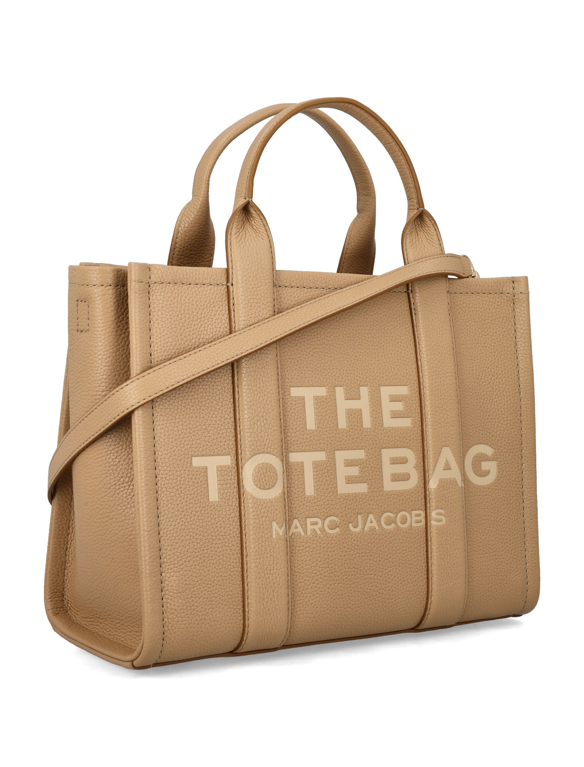 Marc Jacobs The Medium Tote Bag in Leather Camel Cow
