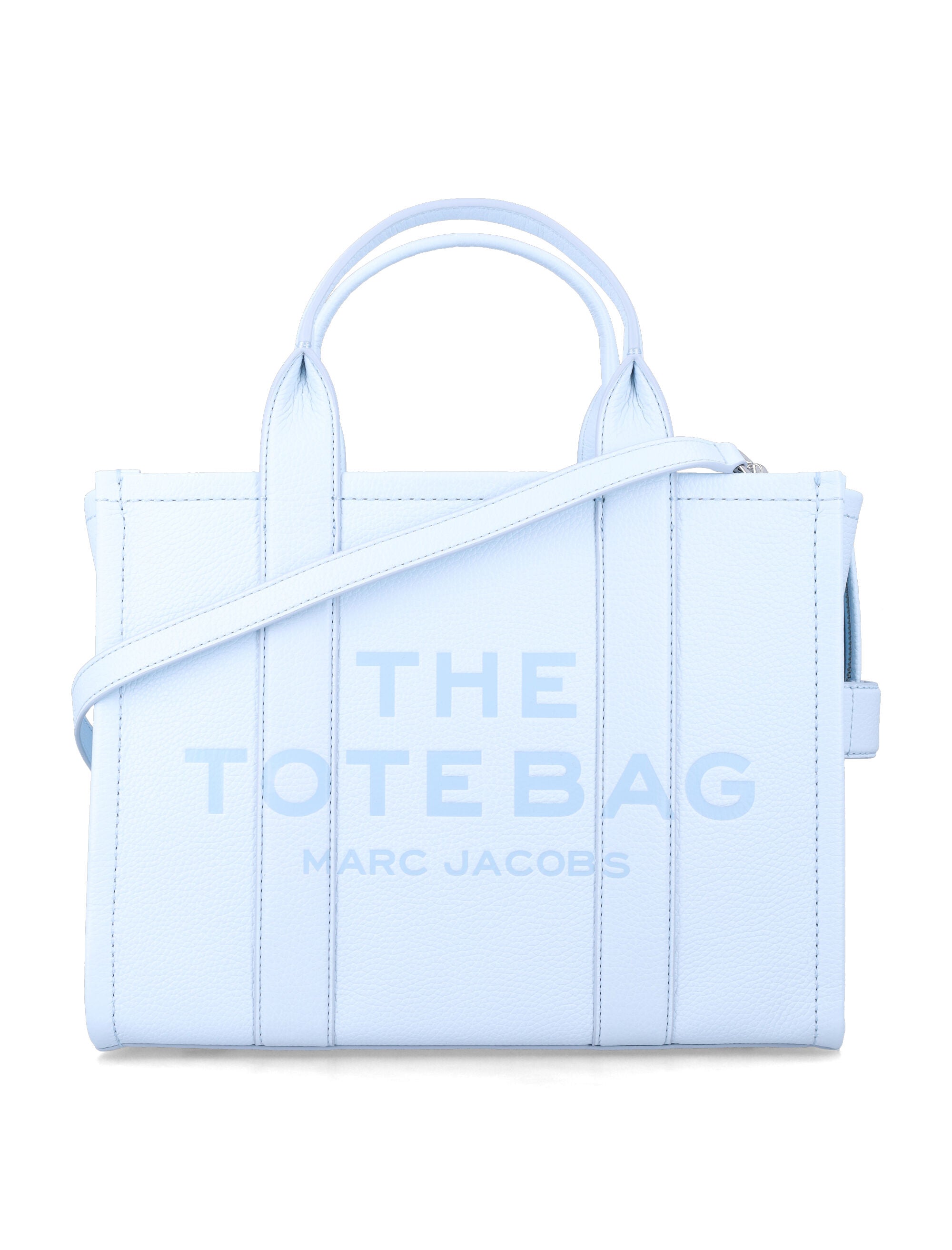 Marc Jacobs The Medium Tote Bag in Leather Cloud Blue Cow