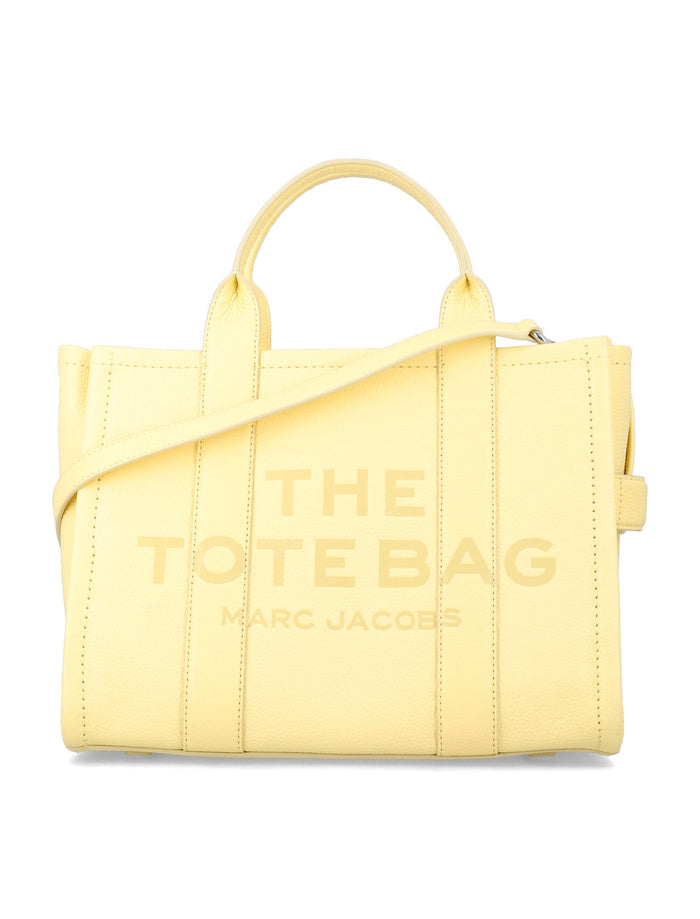 Marc Jacobs The Medium Tote Bag in Leather Custard Cow
