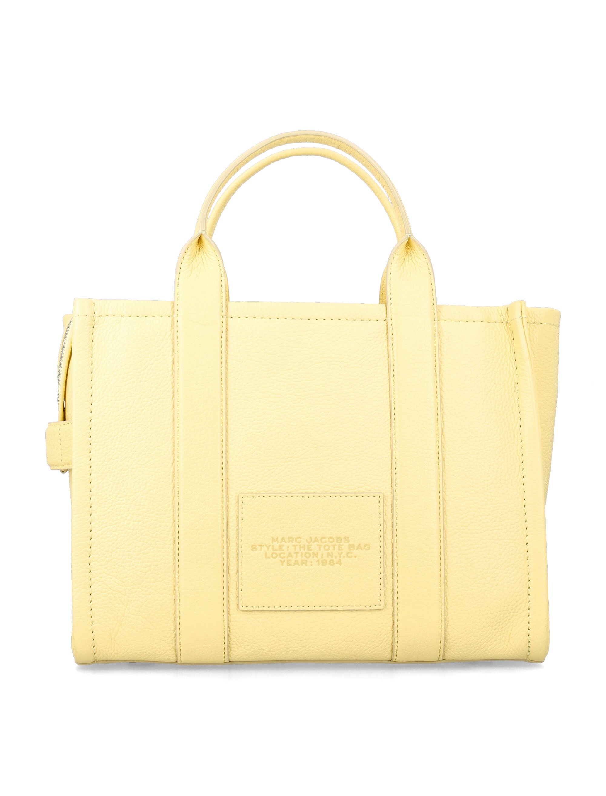Marc Jacobs The Medium Tote Bag in Leather Custard Cow