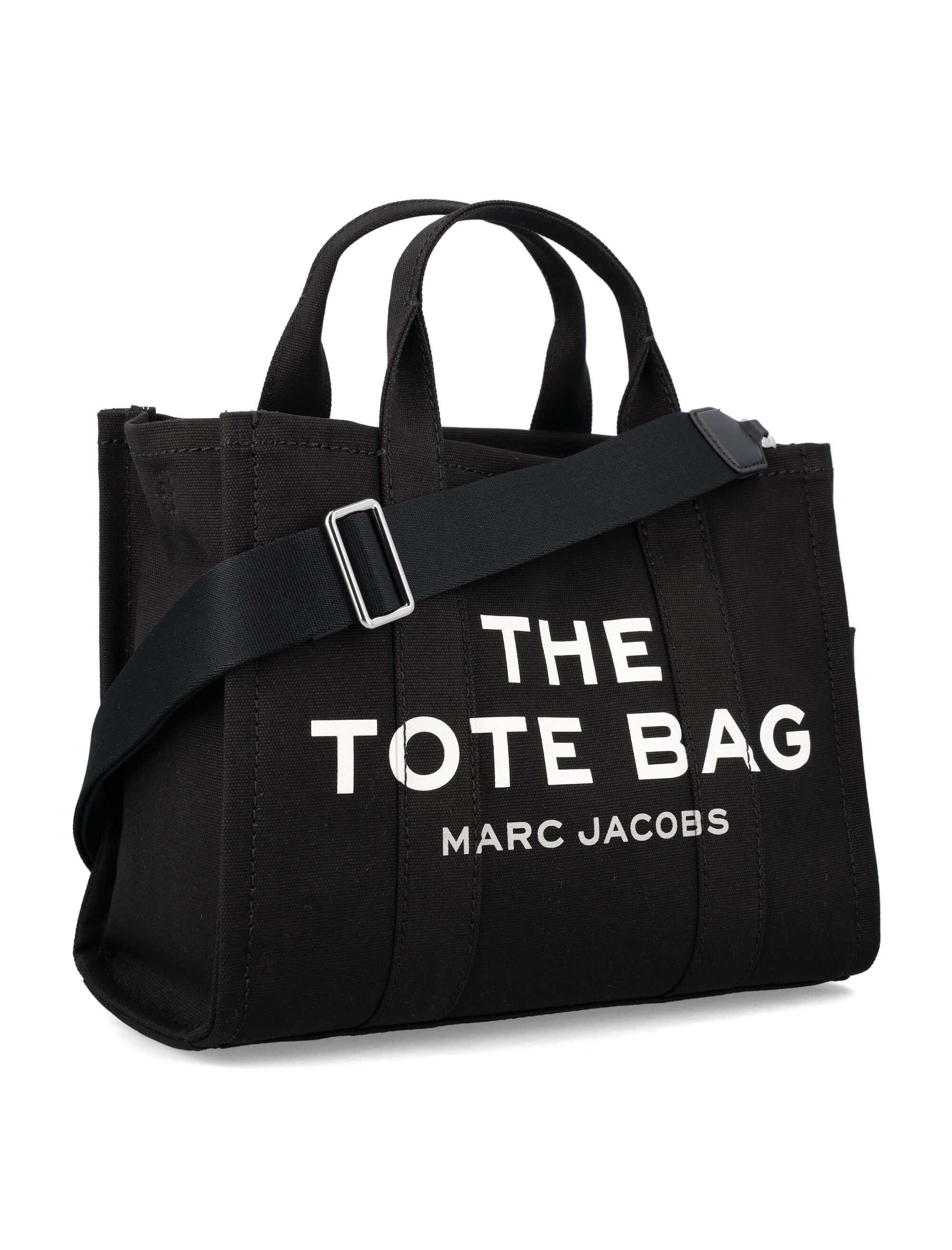 Marc Jacobs The Medium Canvas Tote Bag Black Cotton