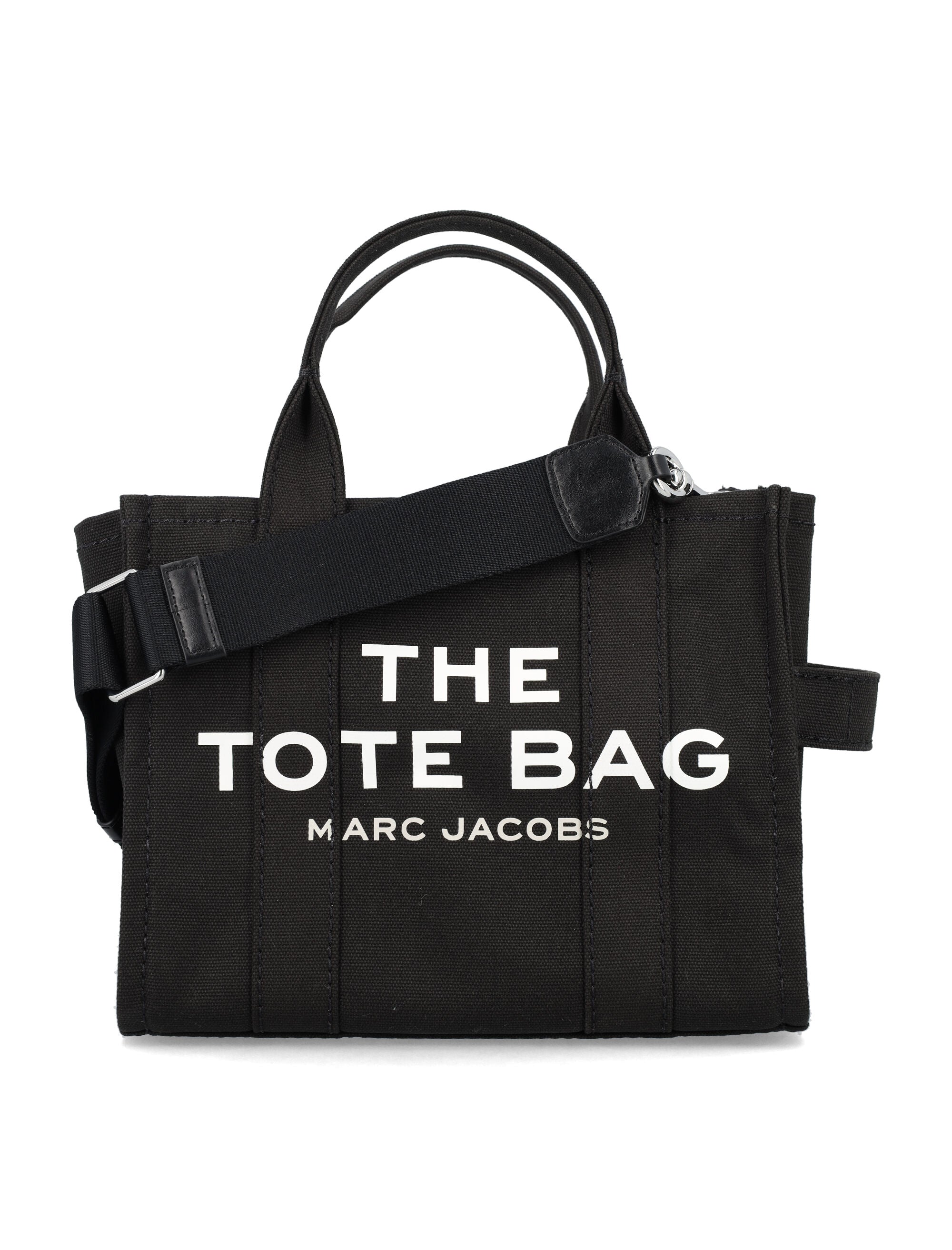 Marc Jacobs The Small Canvas Tote Bag Black Cotton