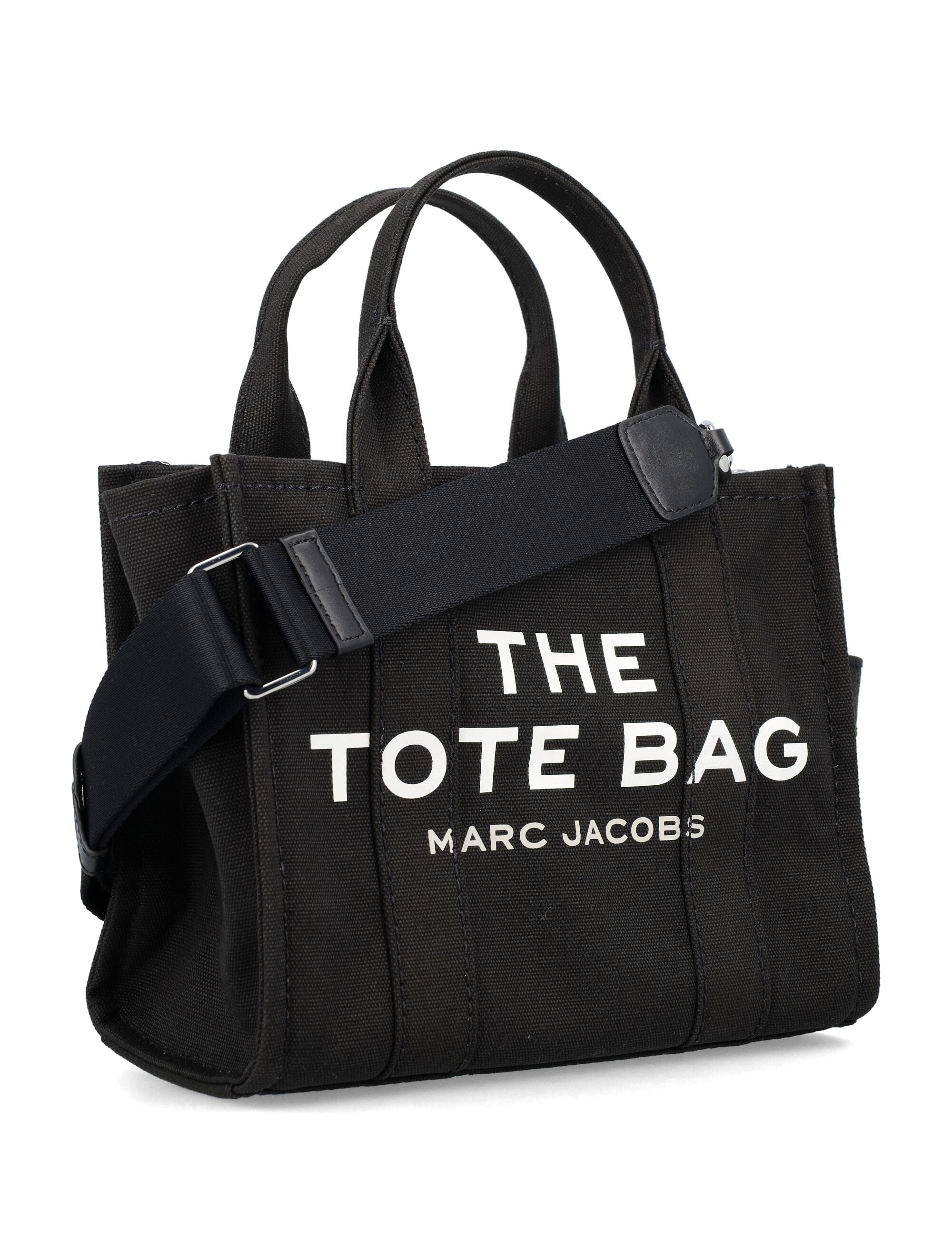 Marc Jacobs The Small Canvas Tote Bag Black Cotton