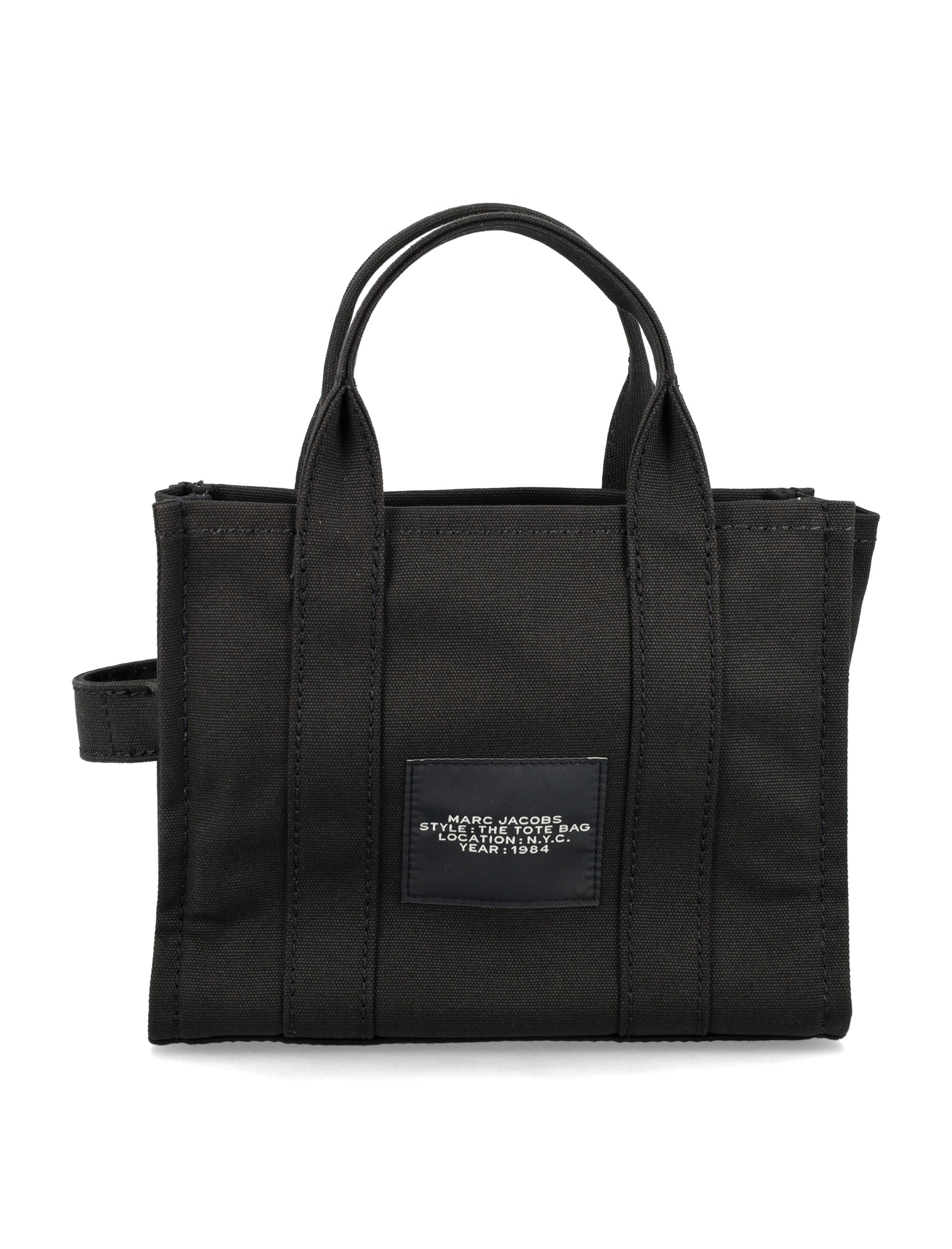 Marc Jacobs The Small Canvas Tote Bag Black Cotton