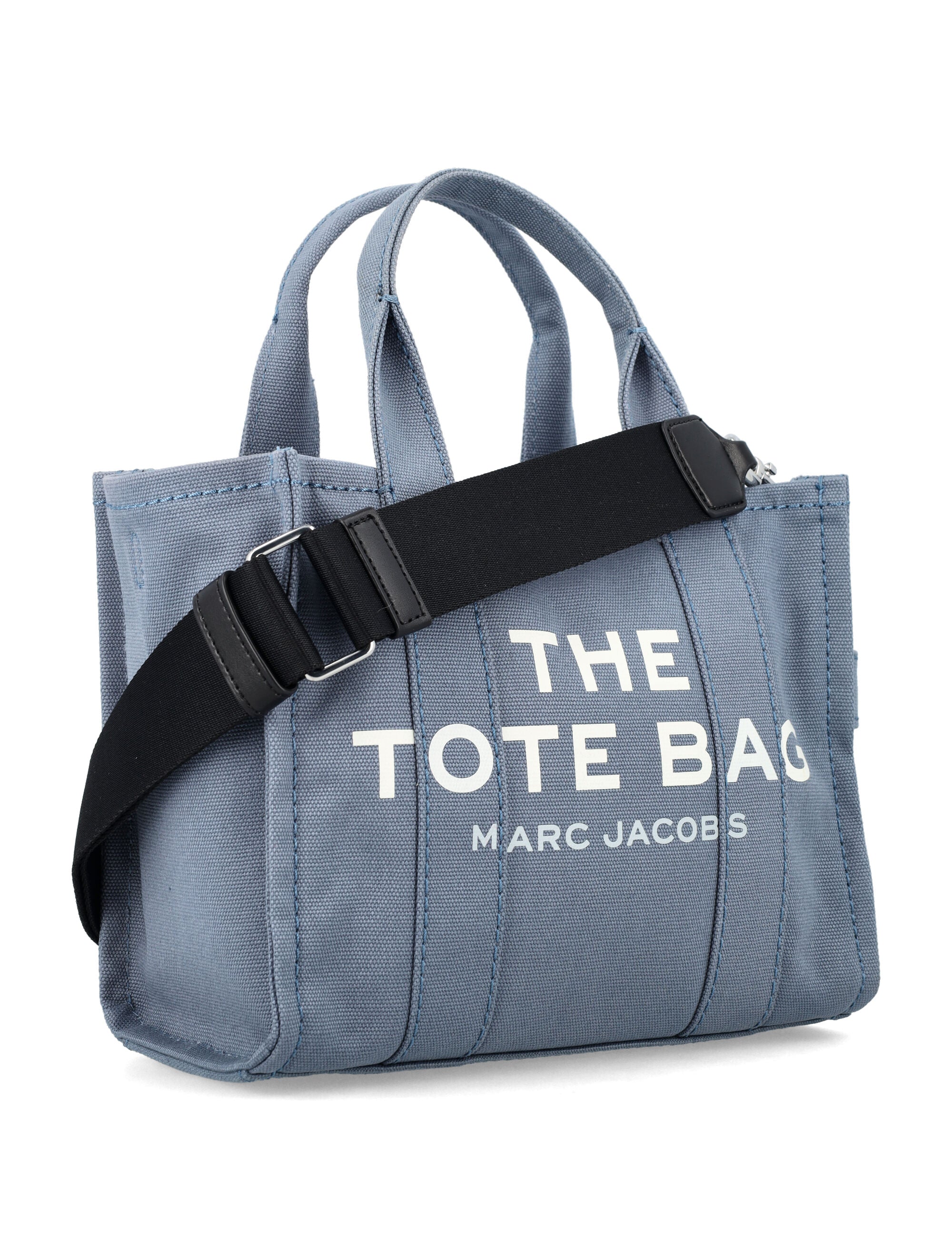 Marc Jacobs The Small Canvas Tote Bag Blue Shadow Cotton