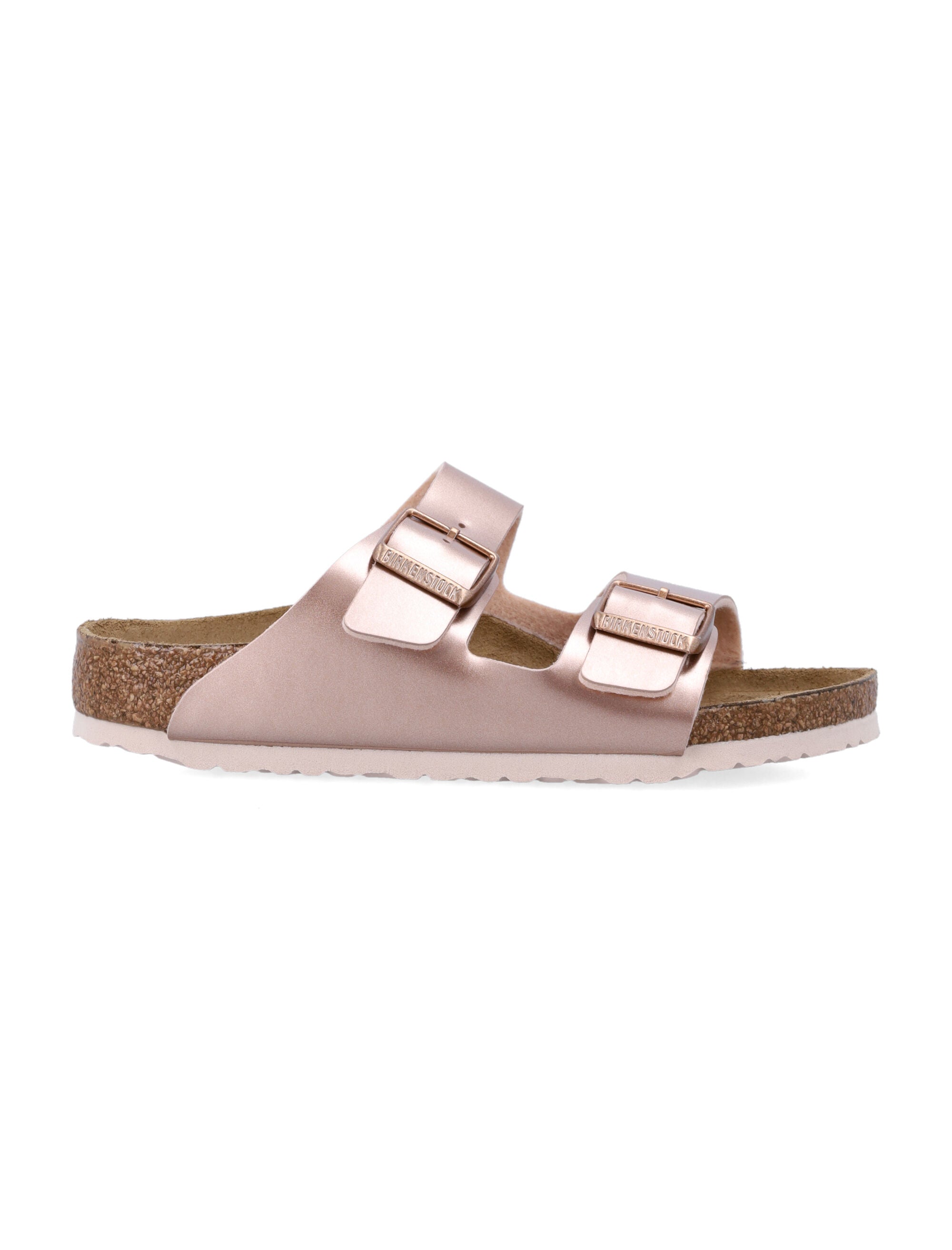 Birkenstock Arizona kids metallic sandals Copper Upper