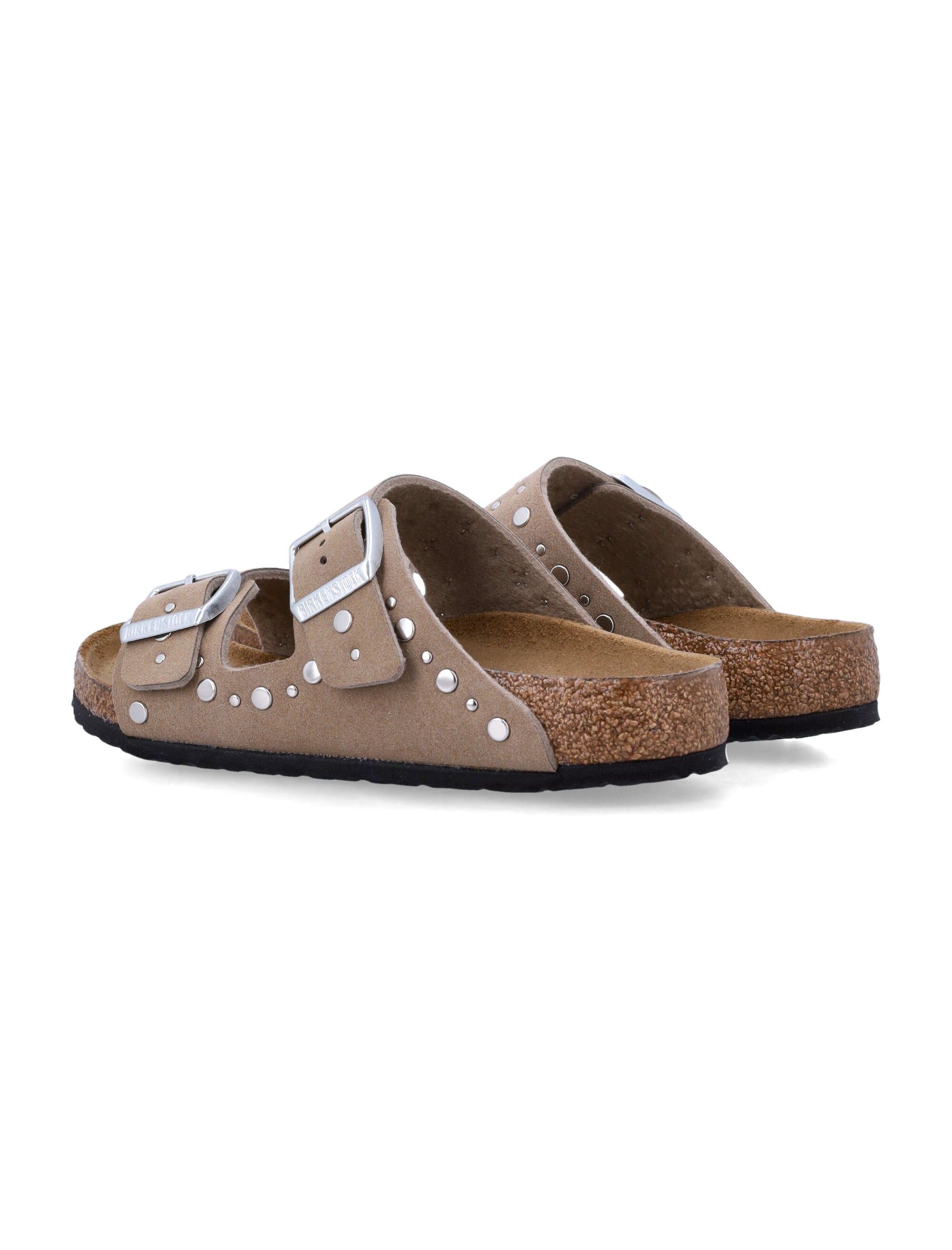 Birkenstock Arizona Rivet Border Kids Sandals - Taupe Upper