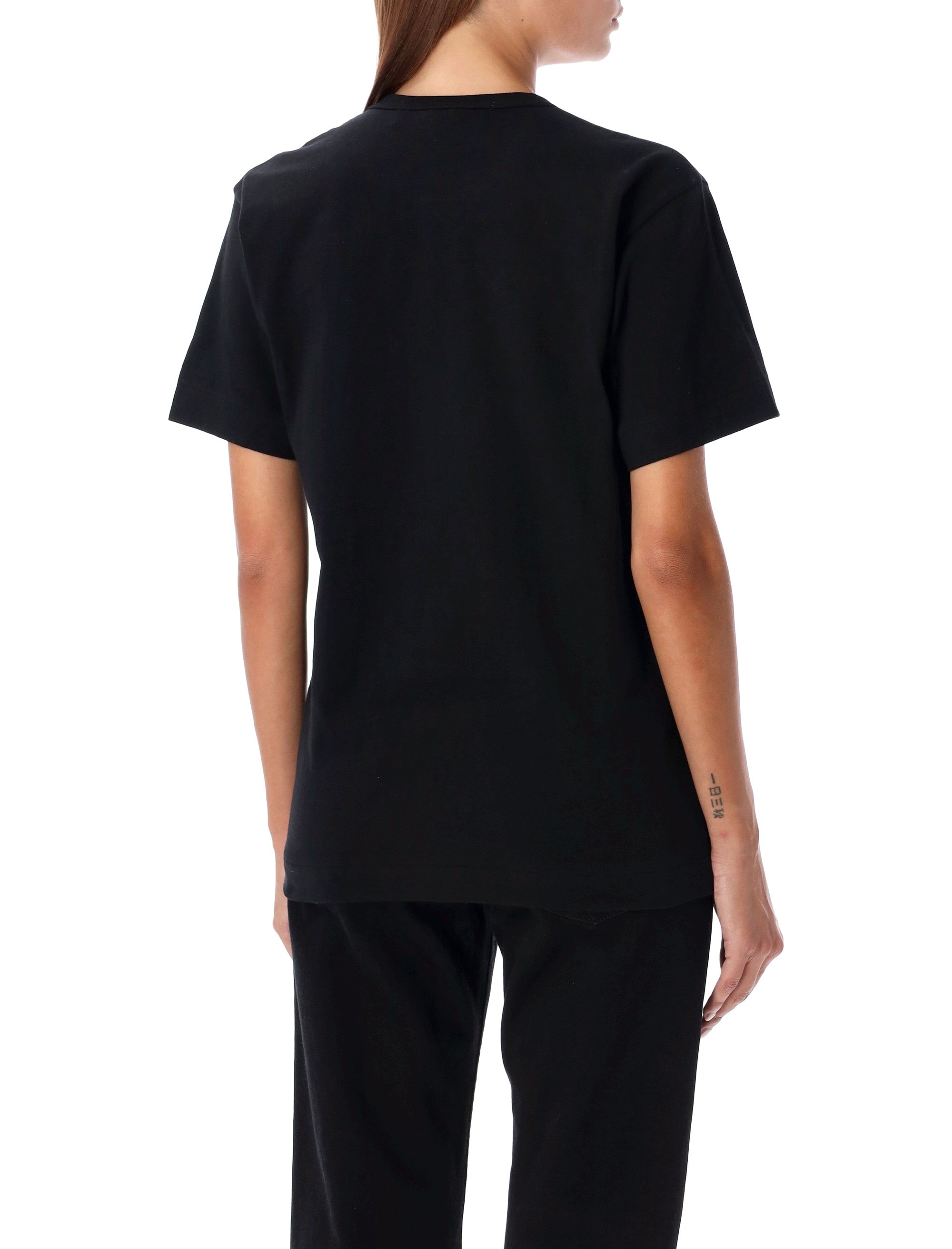 Comme des Garçons Play classic heart t-shirt Black Cotton Tshirt