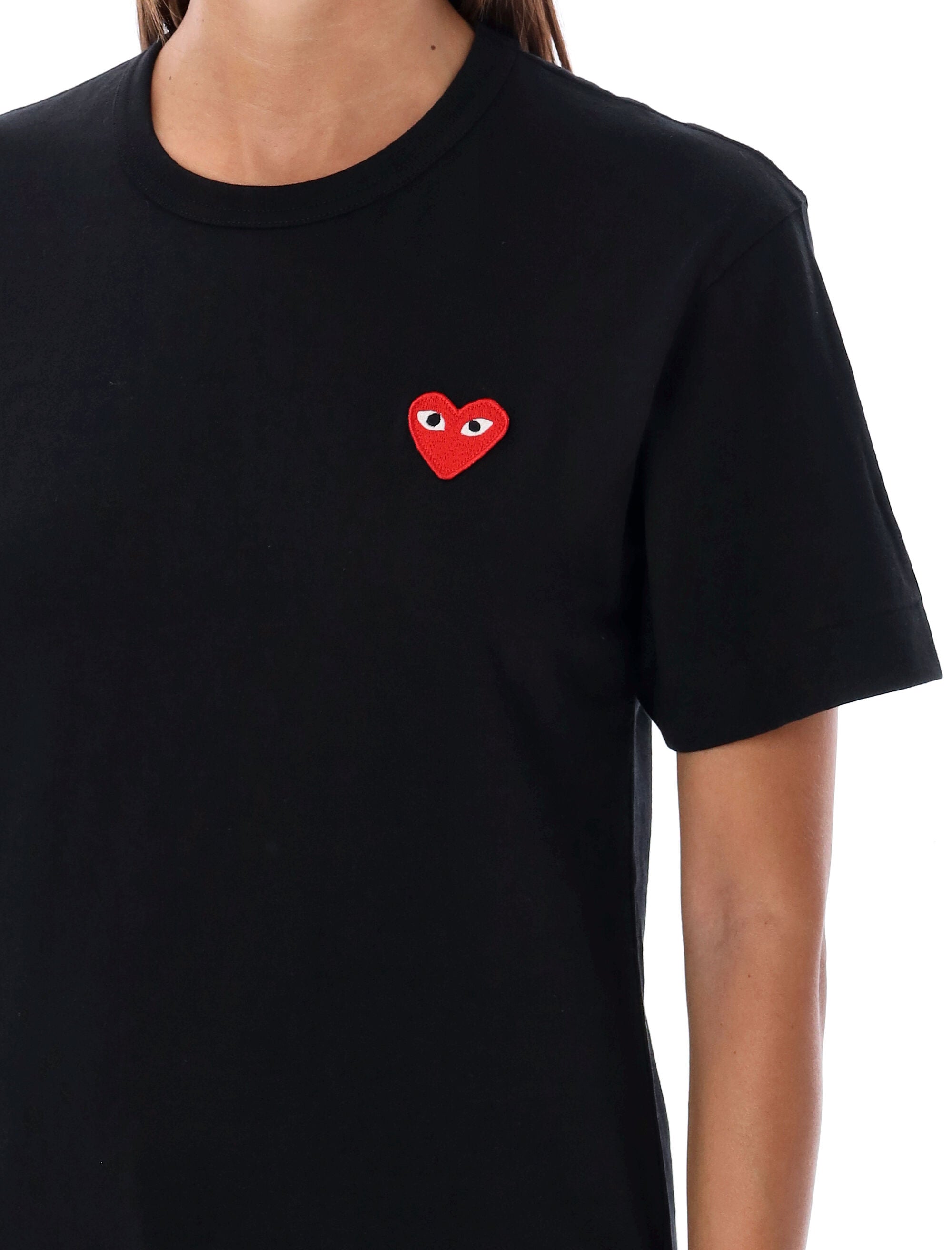 Comme des Garçons Play classic heart t-shirt Black Cotton Tshirt