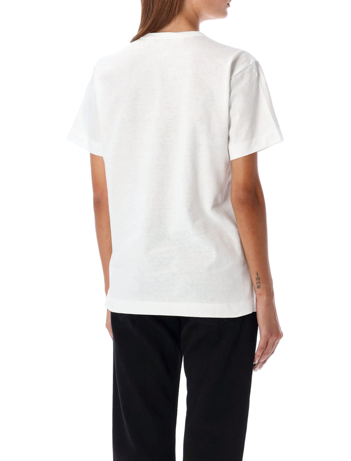 Comme des Garçons Play classic heart t-shirt White Cotton Tshirt