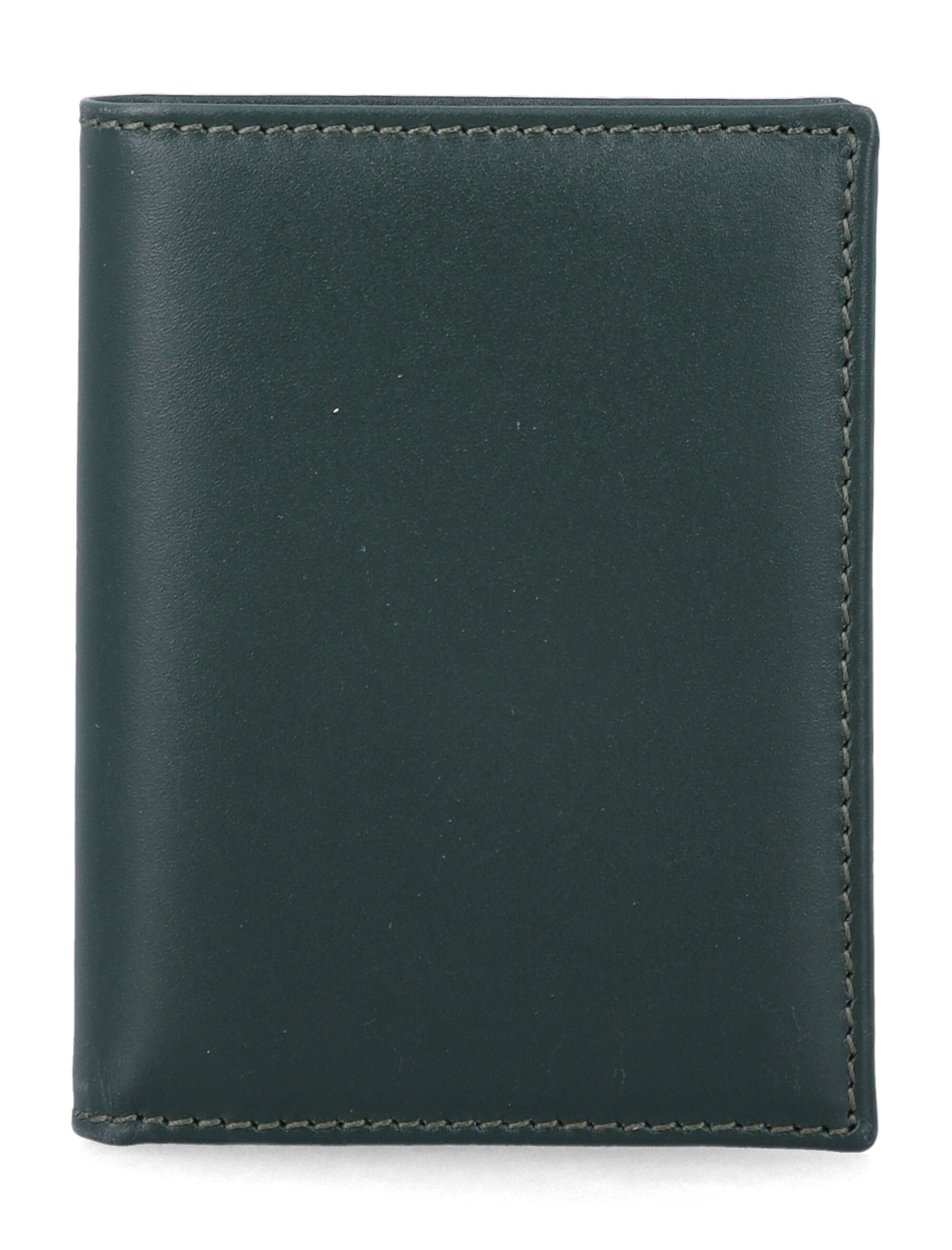 Comme des Garçons Wallet classic leather cardholder Bottle Green