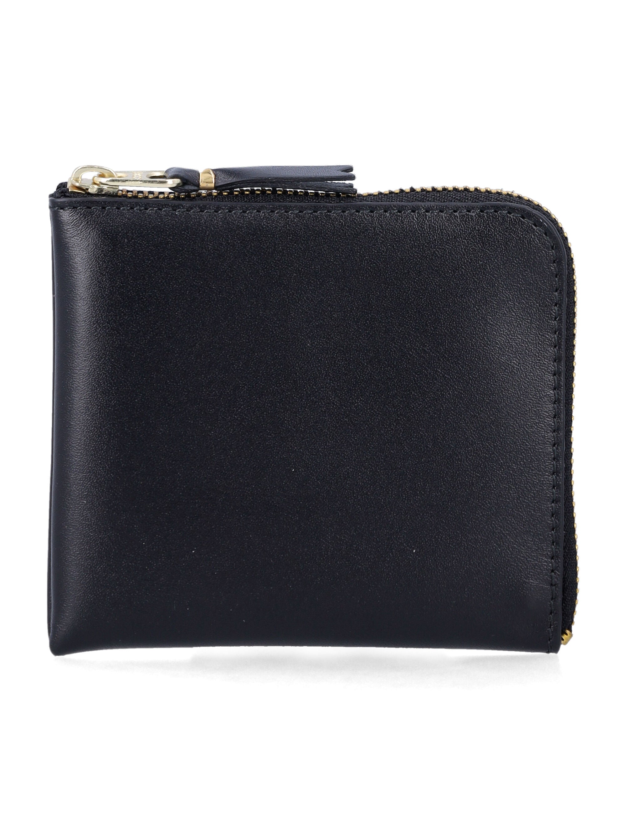 Comme des Garçons Wallet leather zip Black Calfskin
