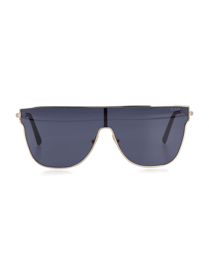 Retrosuperfuture Flat Top Lenz 55 Sunglasses Black Acetate