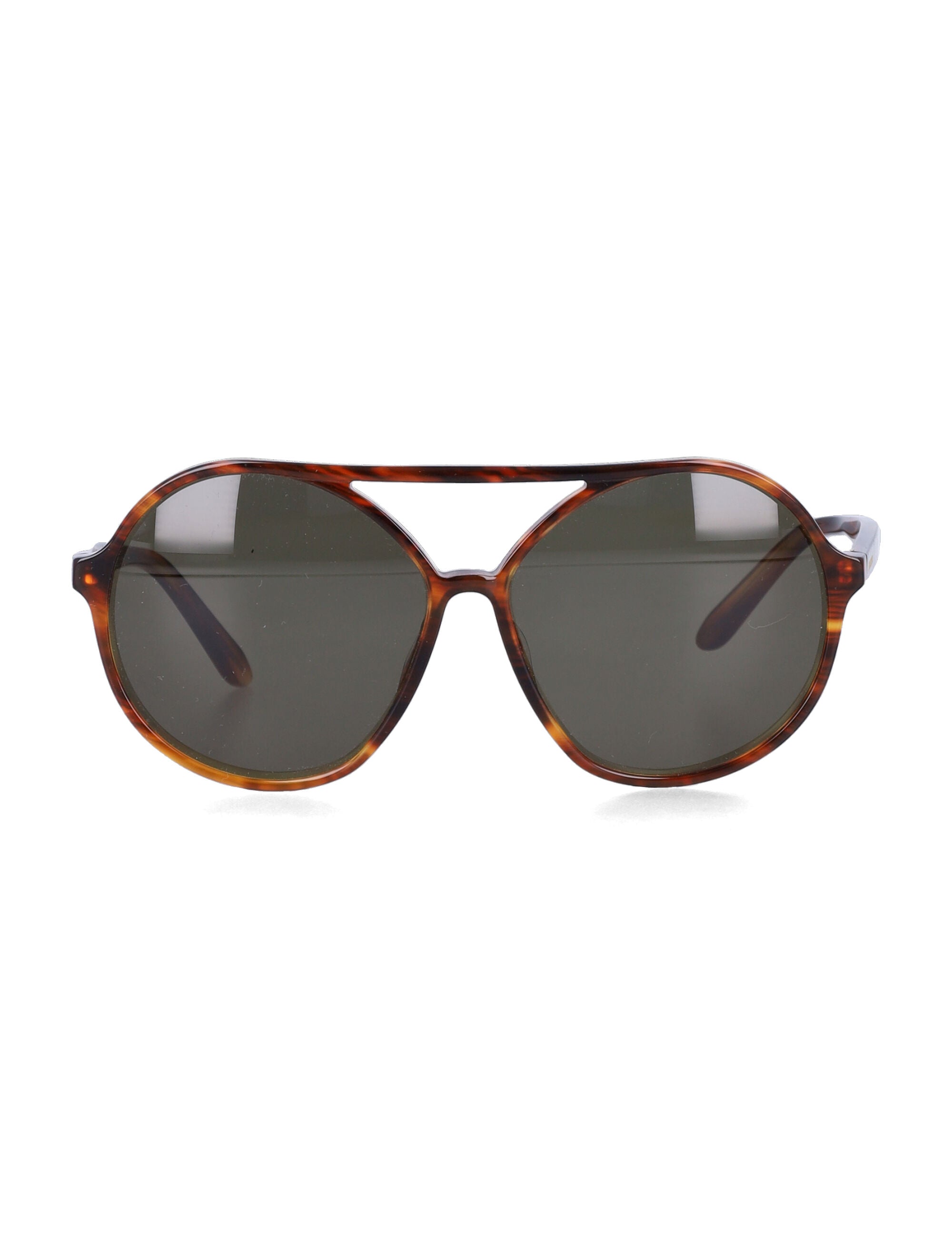 Valentino Garavani Tortoiseshell Aviator Sunglasses Brown Acetate