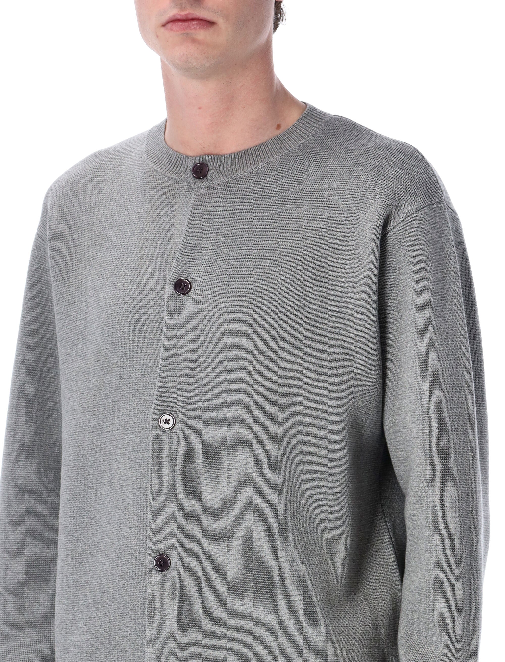 Berner Kühl Silico Milano cardigan Grey Silk