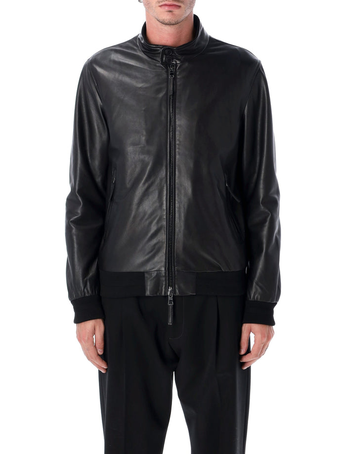 Sword leather jacket Black Lining