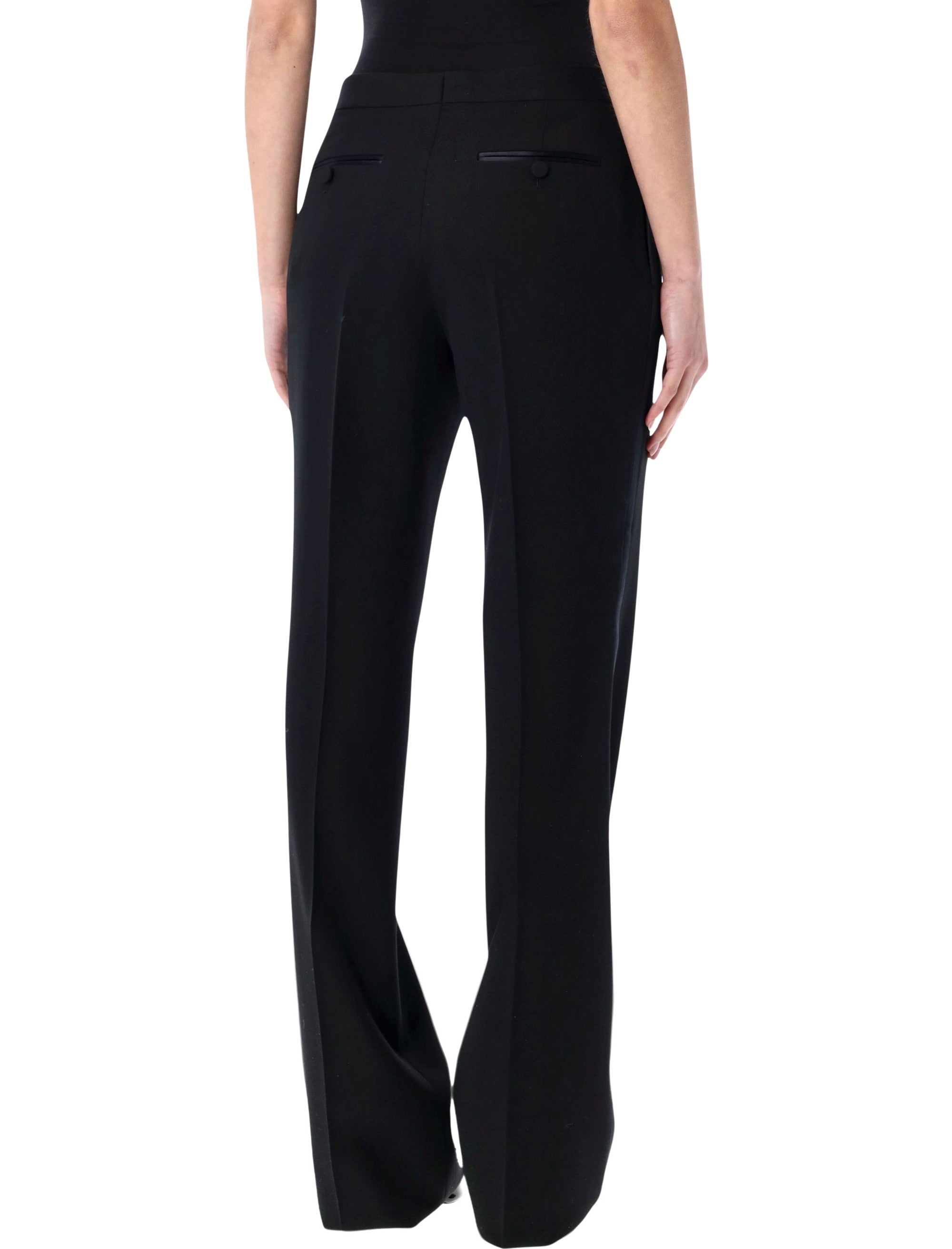 Tom Ford Tuxedo Trousers Black-blue Wool Lining Pant