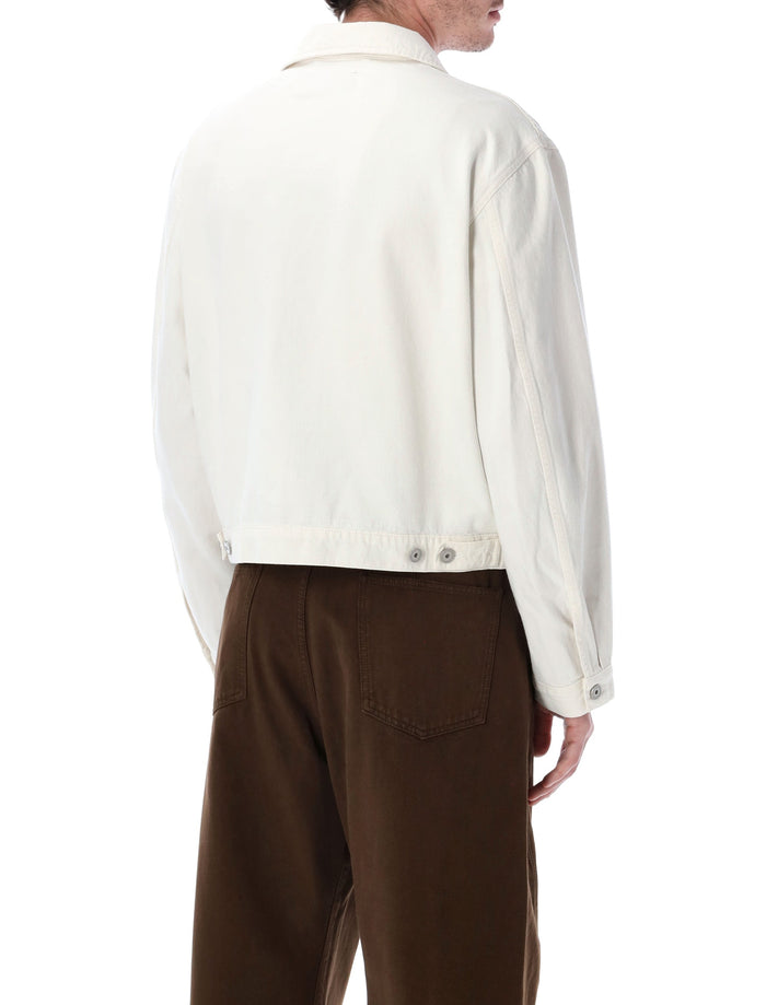 Lemaire Straight Cotton Jacket Milk