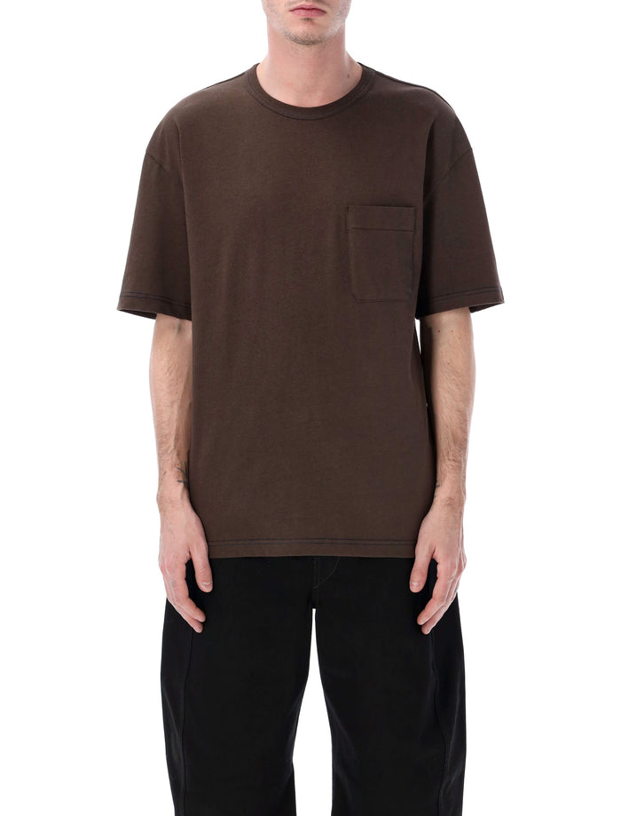 Lemaire boxy heavy jersey t-shirt Ristretto Cotton Tshirt