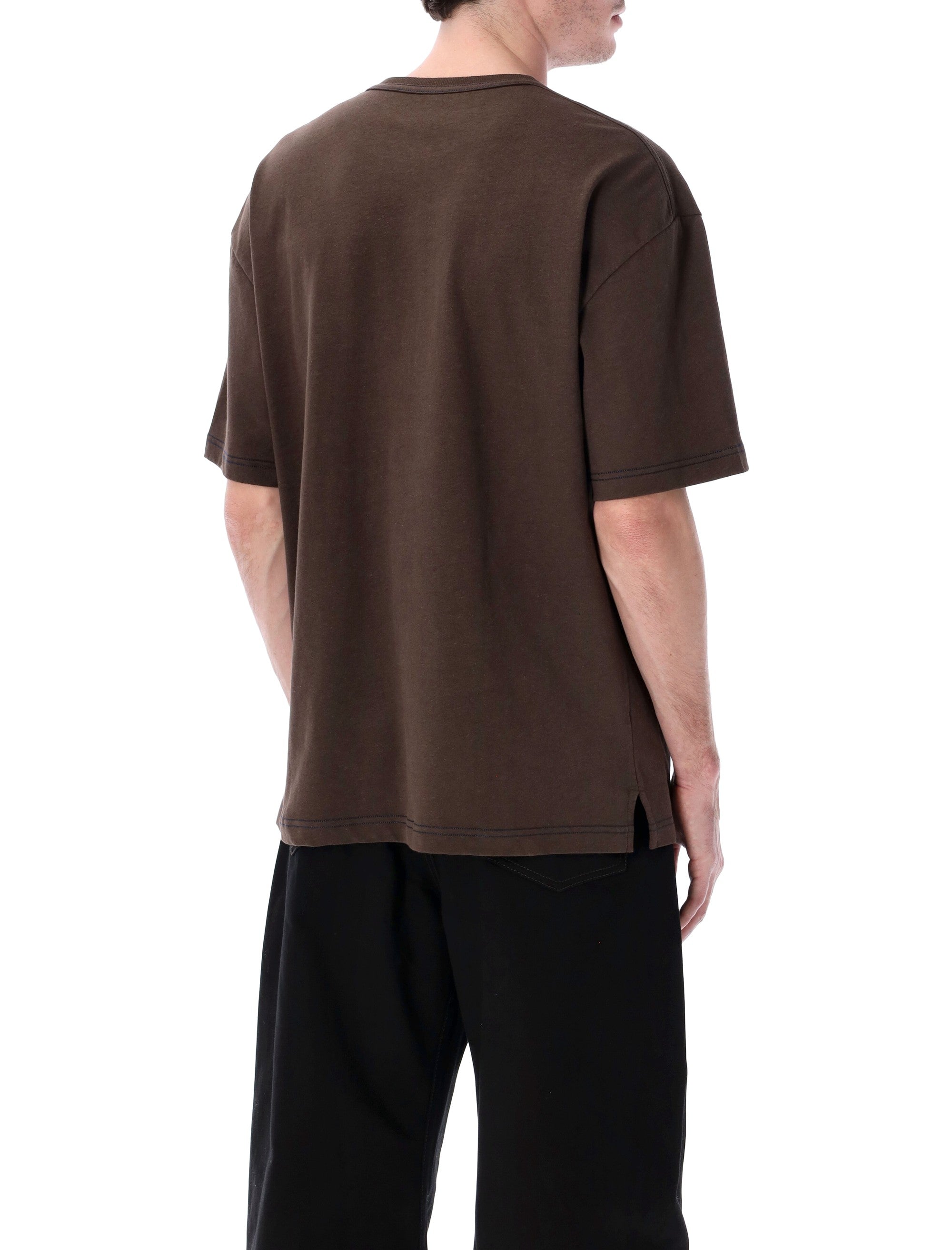 Lemaire boxy heavy jersey t-shirt Ristretto Cotton Tshirt