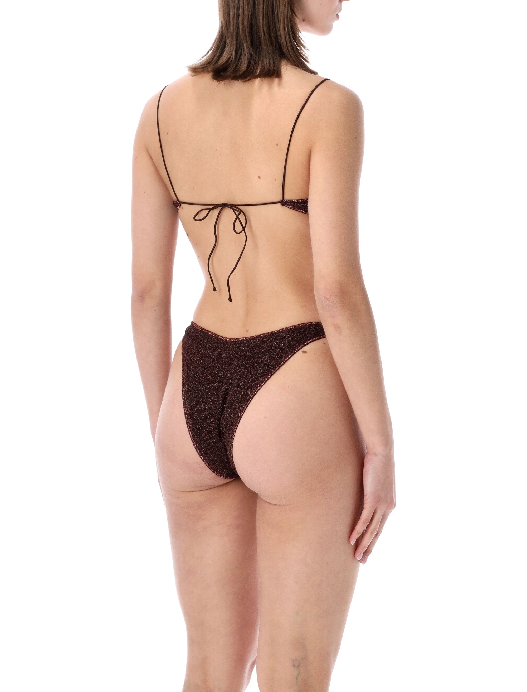 Oséree Swimwear Lumière balconette bikini Chocolate Polyamide