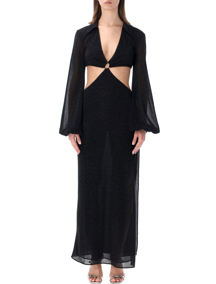 Oséree Swimwear Lumière Cut-Out long dress Black Polyamide