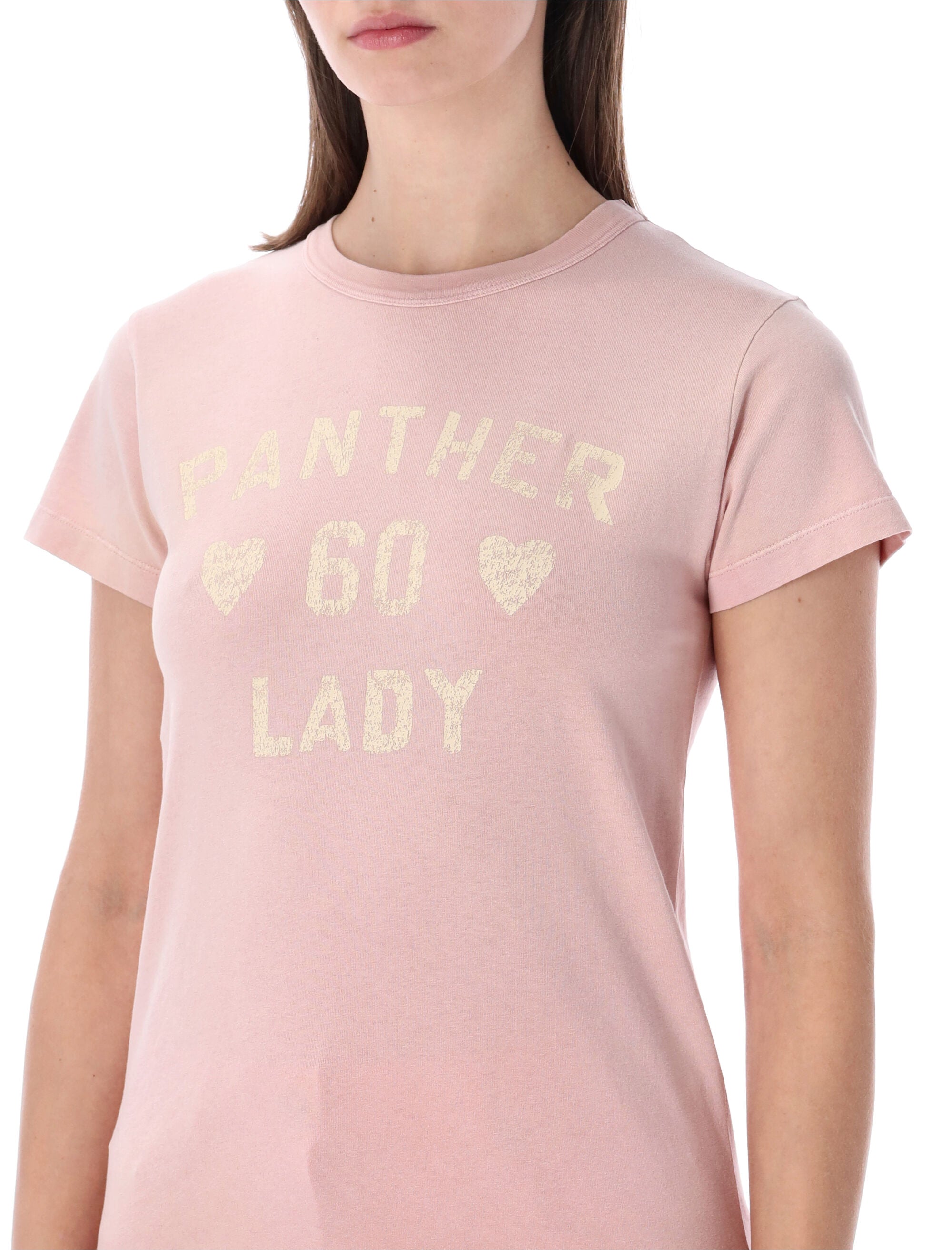 Valentino Garavani Panther Lady cotton t-shirt Neutral Rose Tshirt