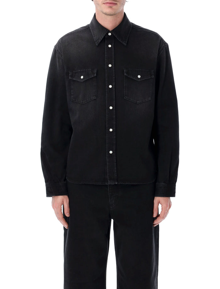 Givenchy black denim shirt Cotton