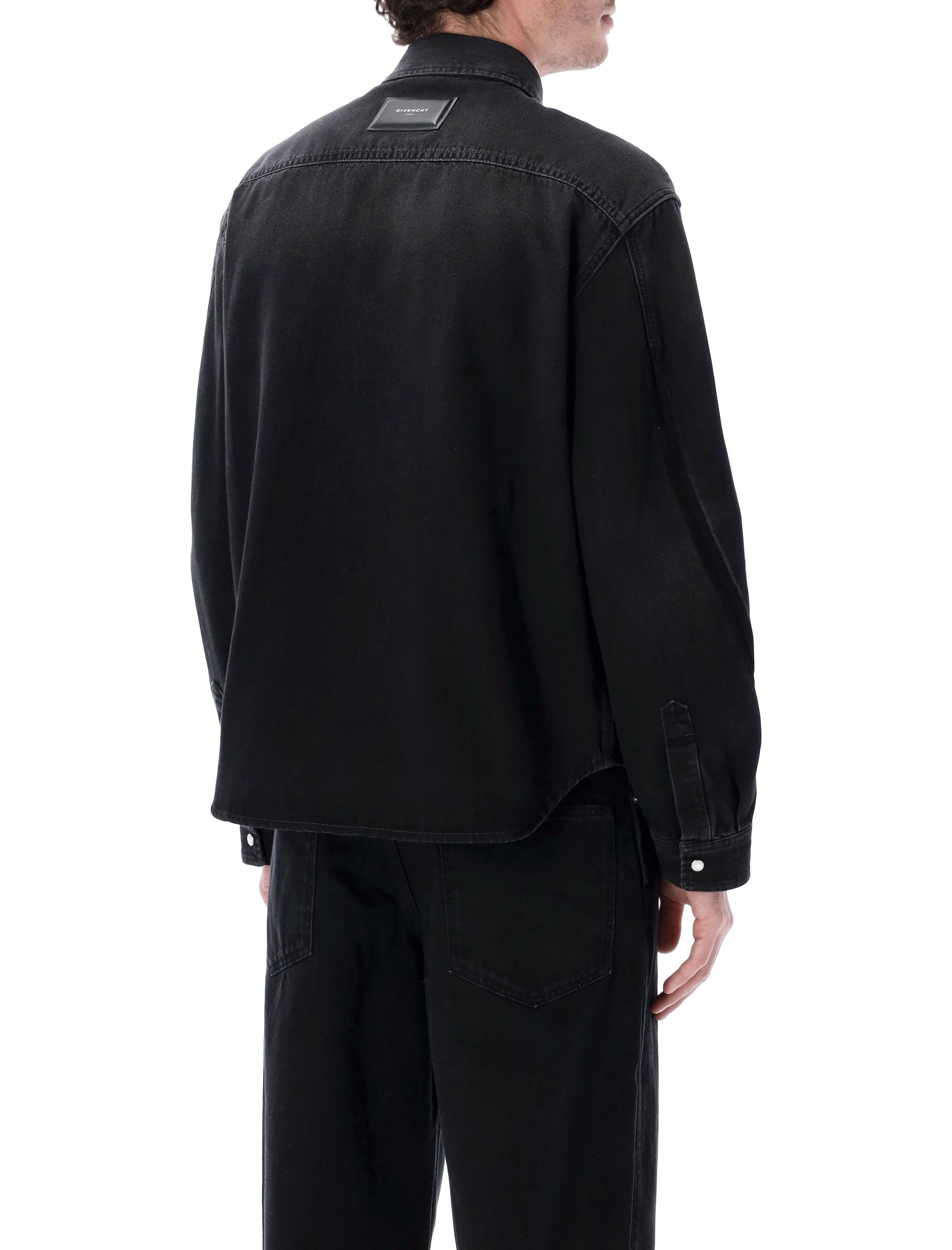Givenchy black denim shirt Cotton