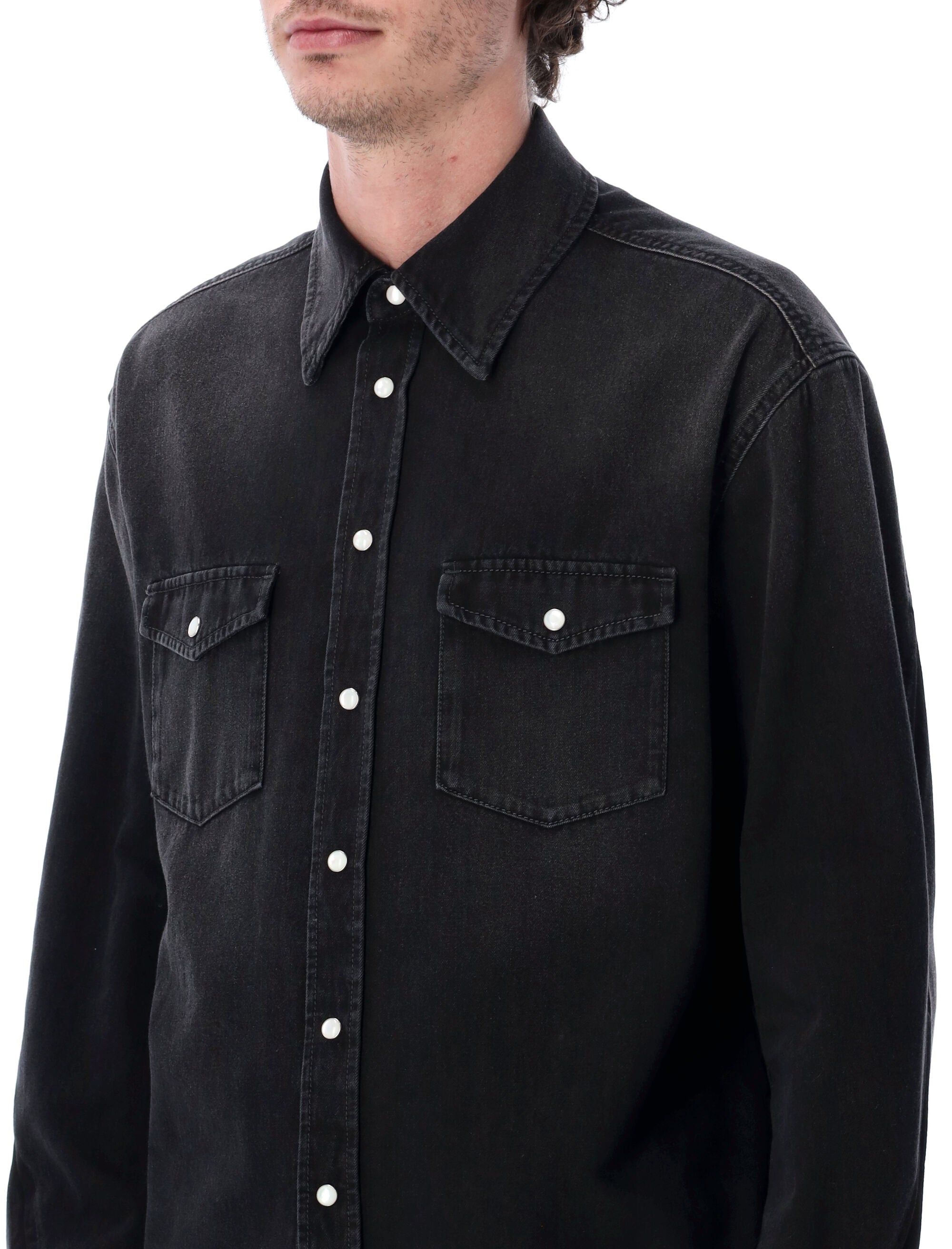 Givenchy black denim shirt Cotton