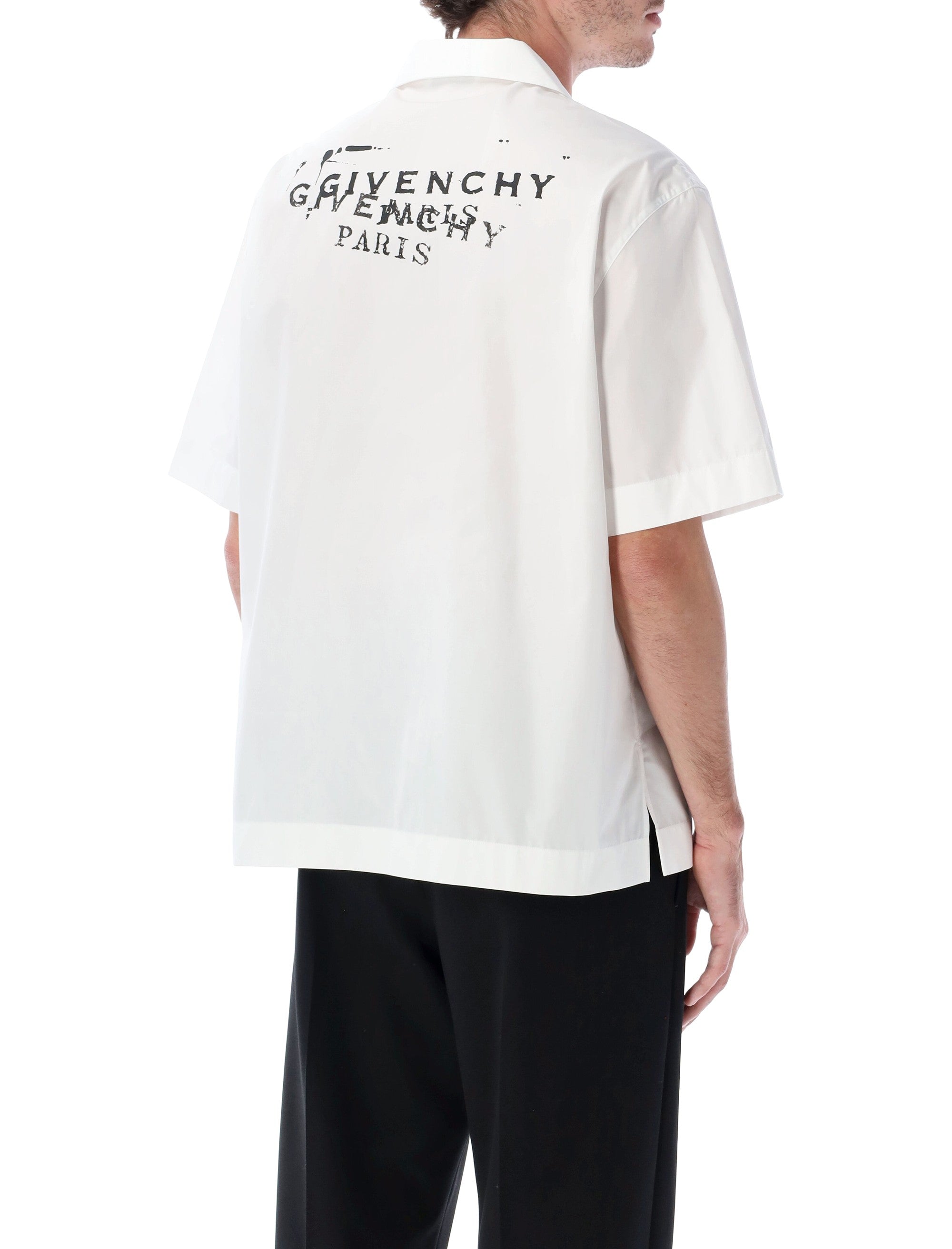 Givenchy poplin shirt with Stamp print White Cotton