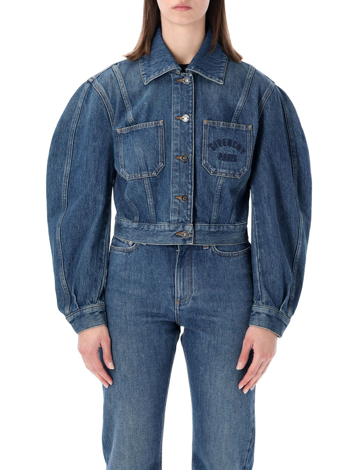 Givenchy Cocoon denim jacket Medium Blue Cotton