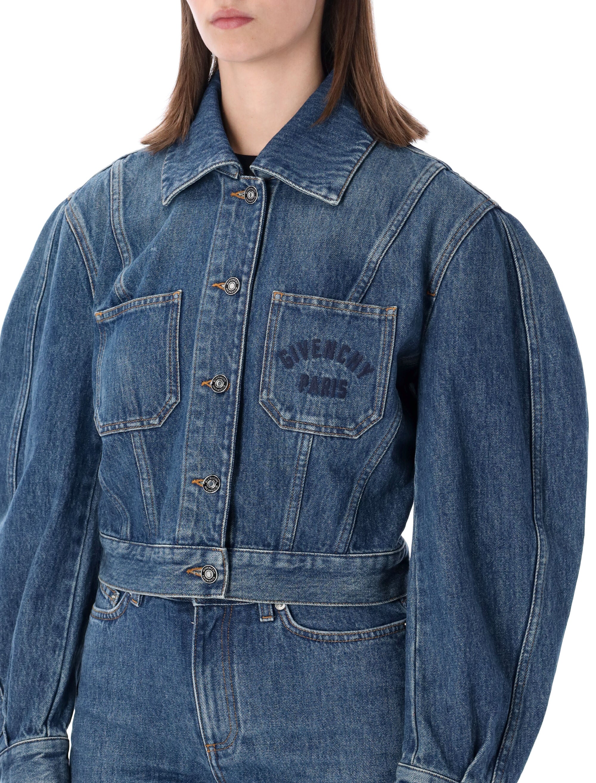 Givenchy Cocoon denim jacket Medium Blue Cotton