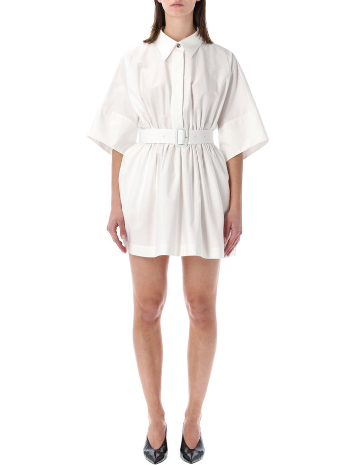 Givenchy poplin mini shirt dress White Cotton