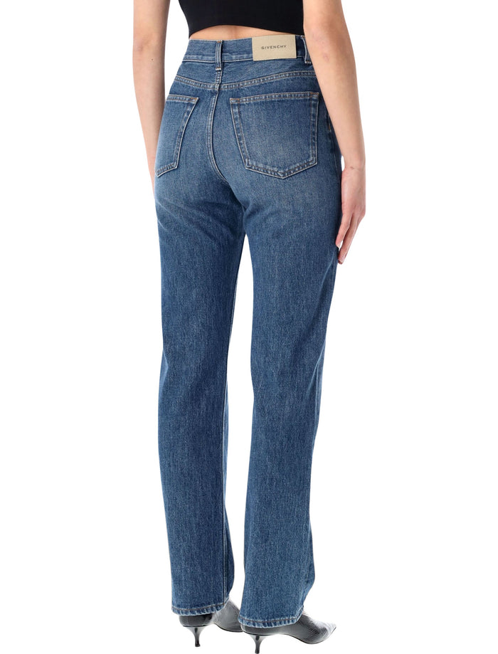Givenchy straight fit jeans Medium Blue Cotton