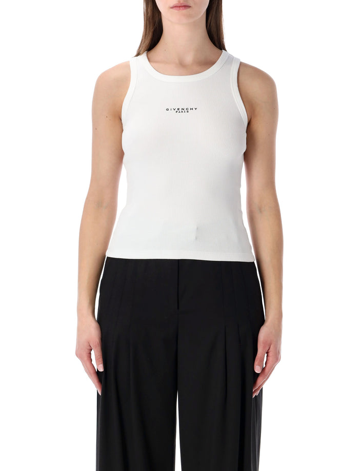 Givenchy Paris cotton tank top White