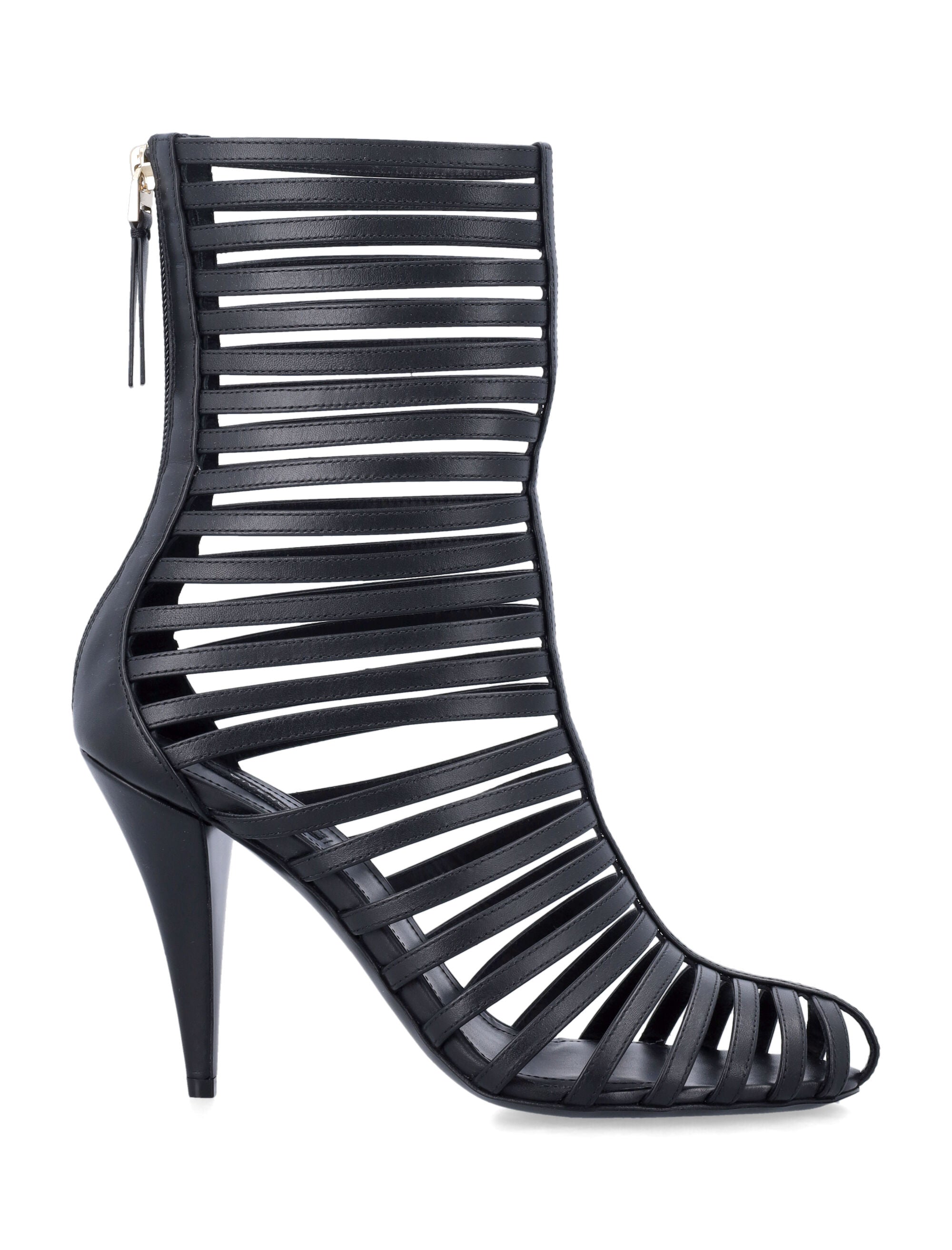 Givenchy Cage Leather Boots black Calf