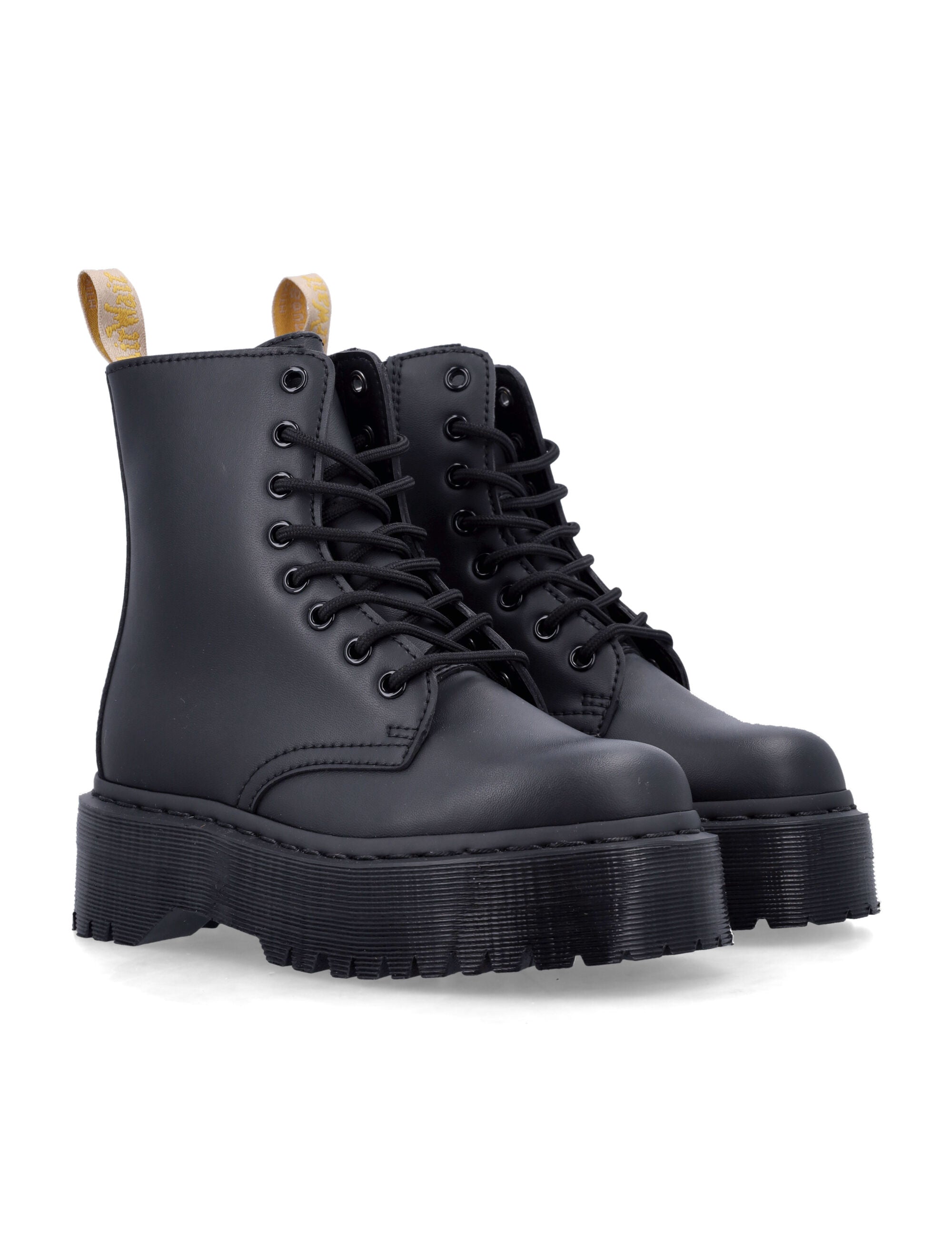Dr. Martens Vegan Jadon II Boot Mono Black Synthetic Sole