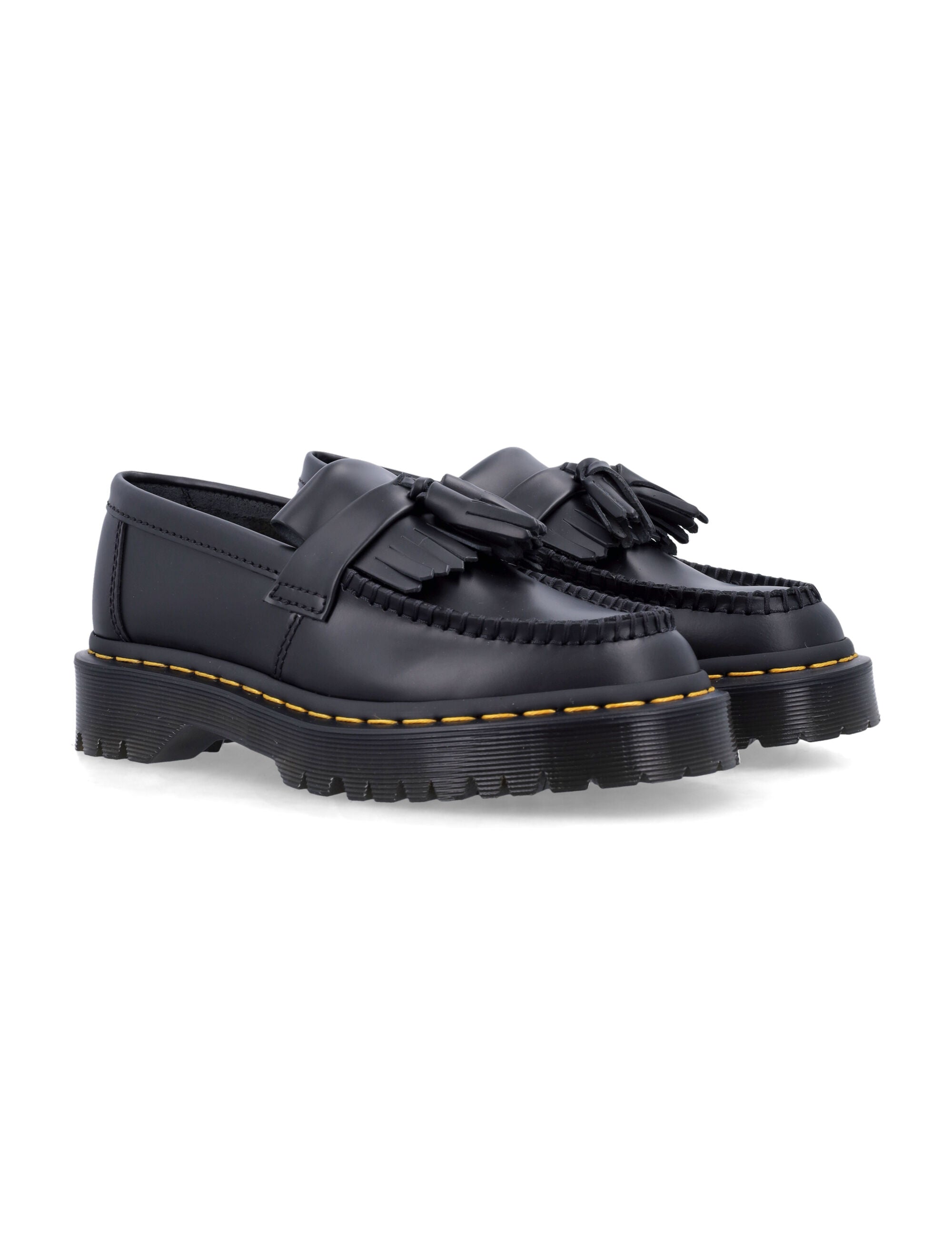 Dr. Martens Adrian Bex Smooth leather tassel loafers Black Sole