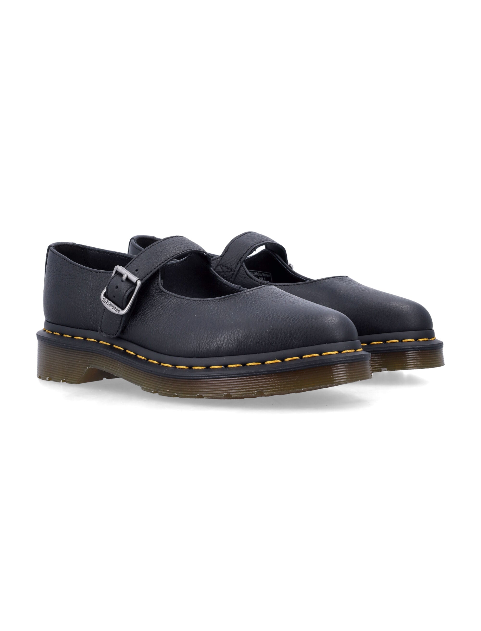 Dr. Martens Elphie MJ black leather Mary Jane shoes Sole Flat