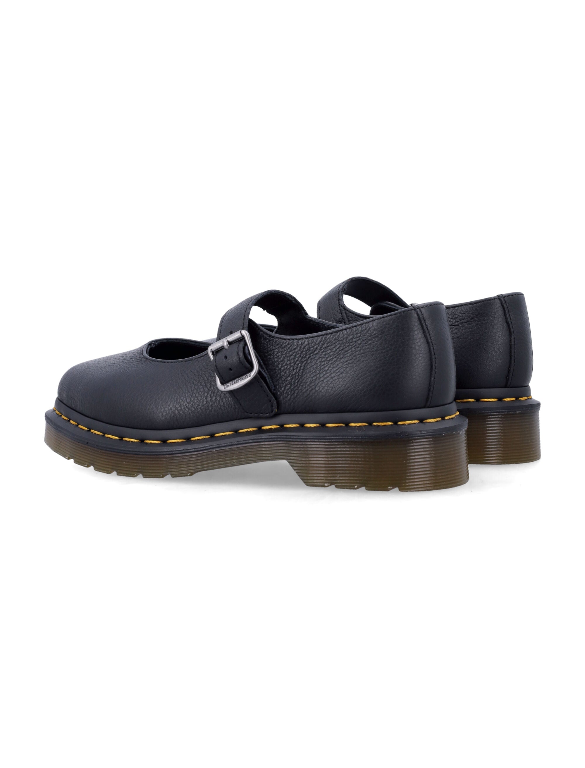 Dr. Martens Elphie MJ black leather Mary Jane shoes Sole Flat