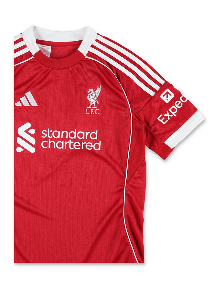 Adidas Originals Home Liverpool FC 25-26 jersey for kids Striped Red Polyester Tshirt