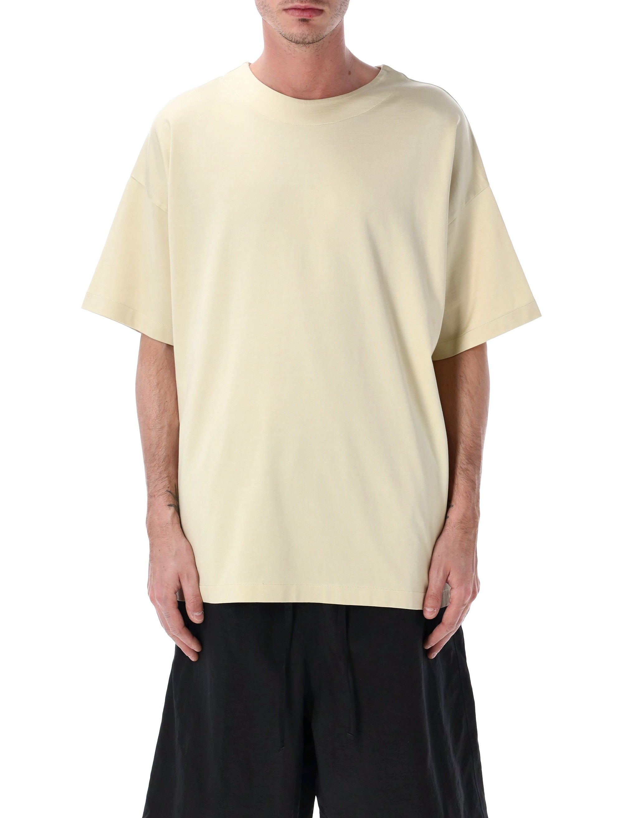 Fear Of God Cotton Viscose Clean Neck Tee Dirty Ivory T-shirt