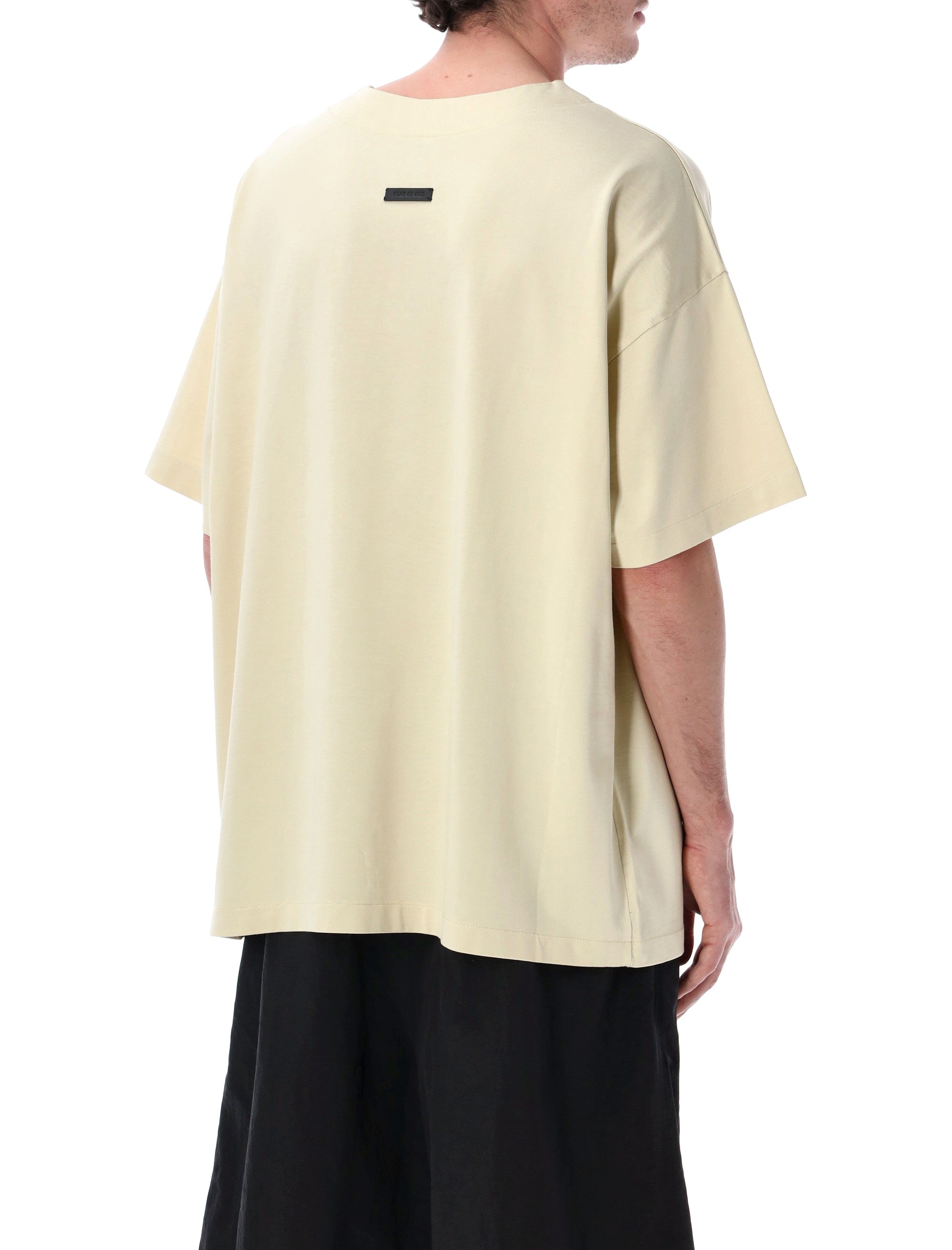 Fear Of God Cotton Viscose Clean Neck Tee Dirty Ivory T-shirt