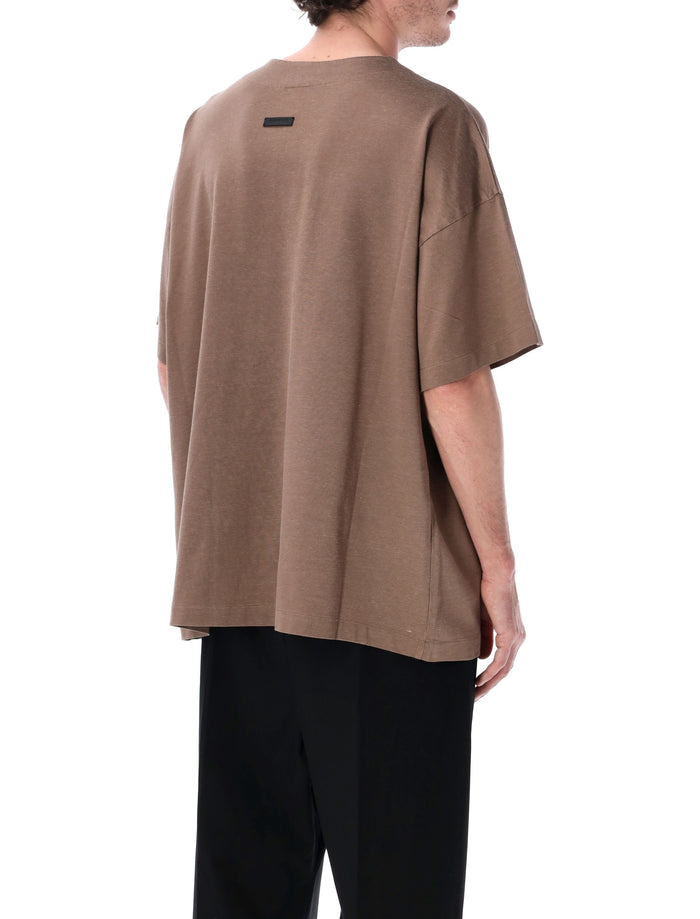 Fear Of God Cotton Viscose Clean Neck Tee Dune Pearl T-shirt
