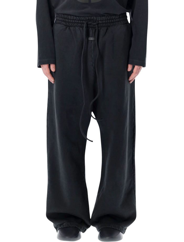 Fear Of God Wide Leg Sweatpants Black Cotton