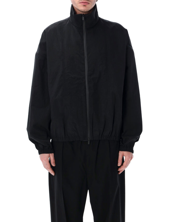 Fear Of God Nylon Ripstop Tech Track Jacket Black Recycled Polyamide